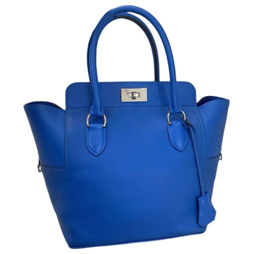 Toolbox leather handbag