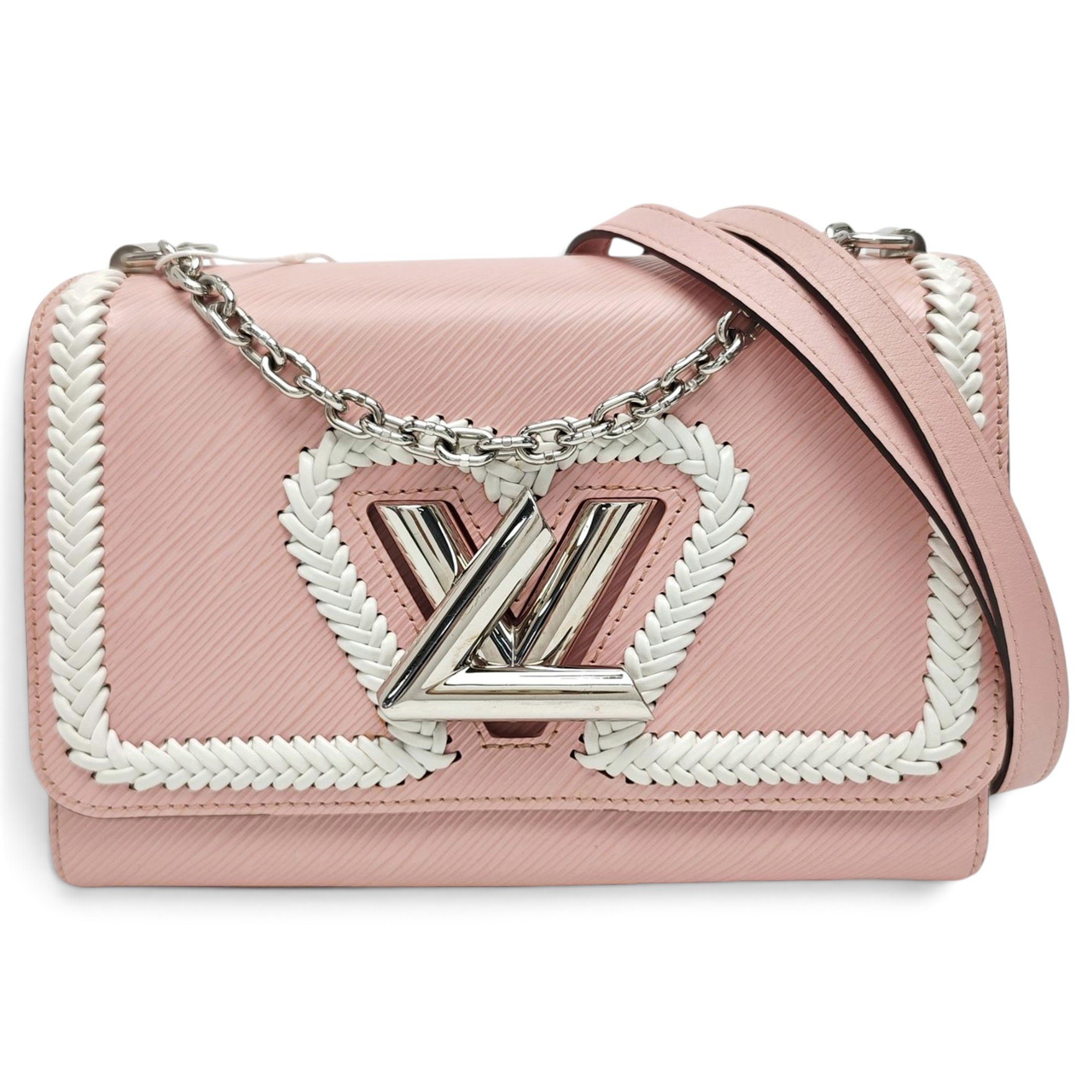 Twist leather crossbody bag