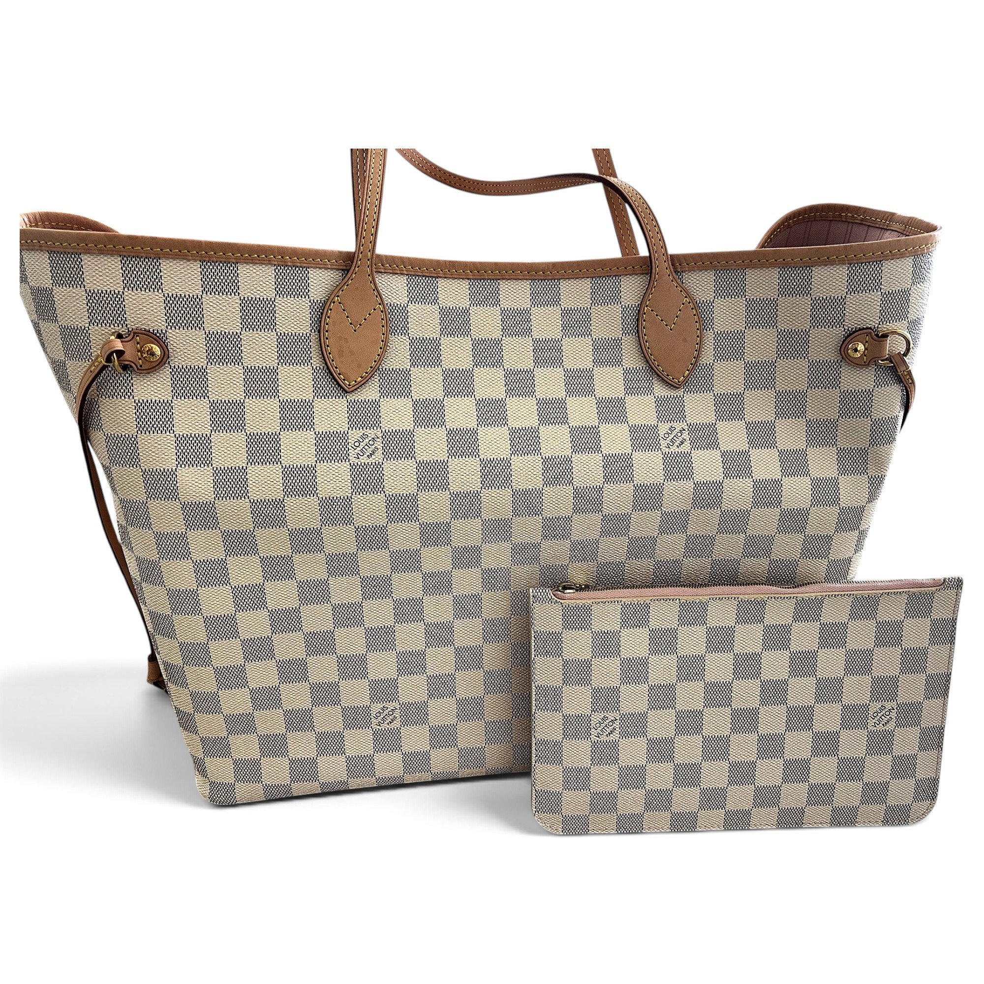 Neverfull leather tote