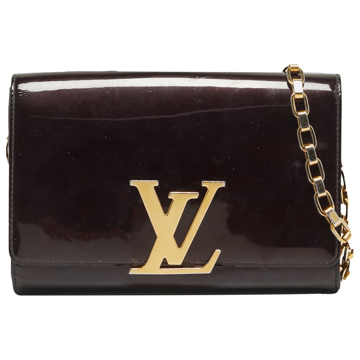 Patent leather handbag