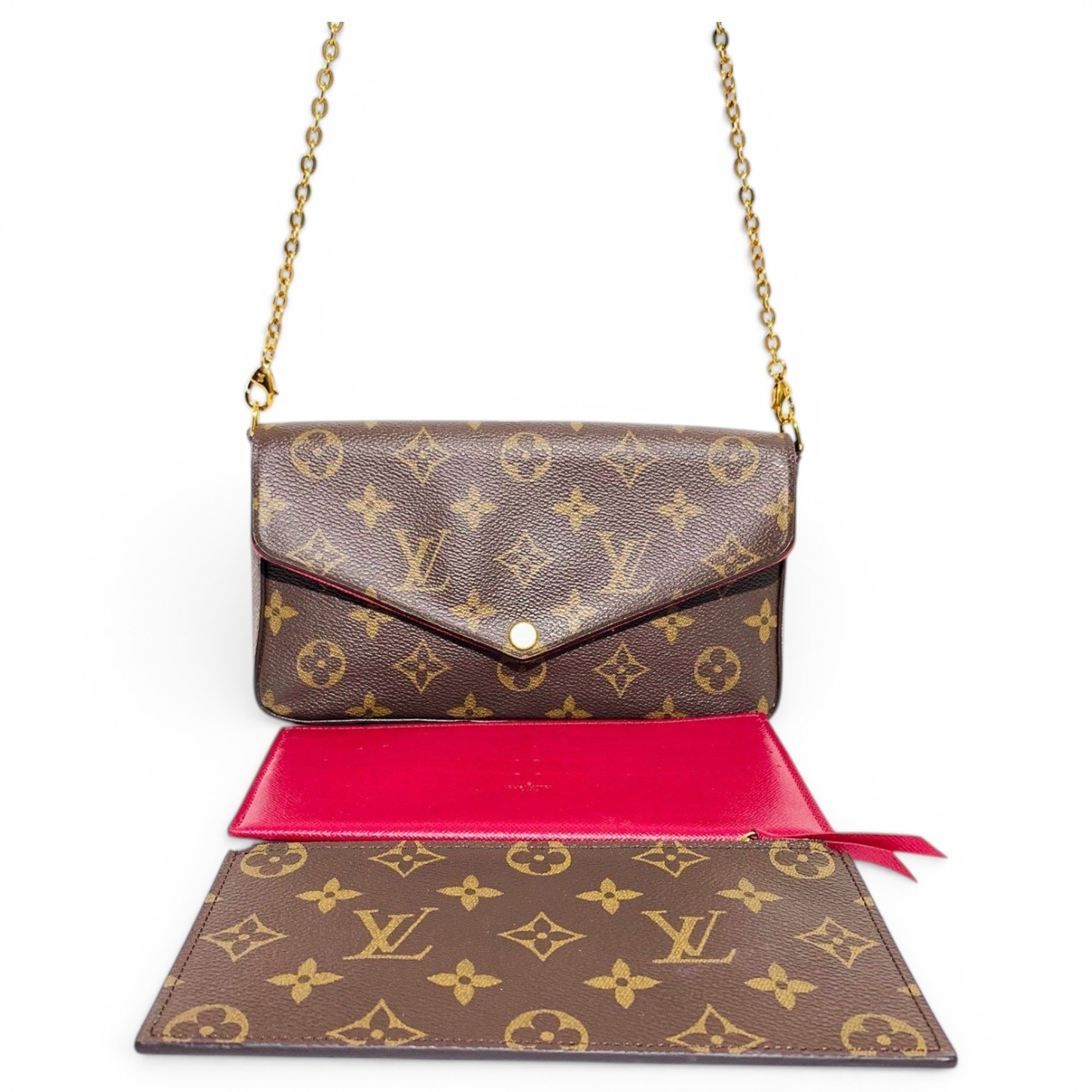Félicie leather crossbody bag