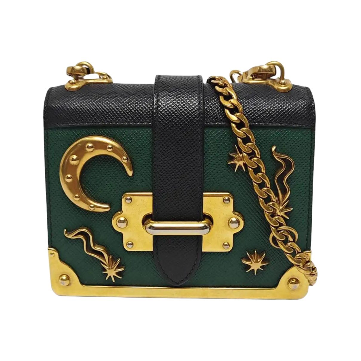 Cahier leather handbag