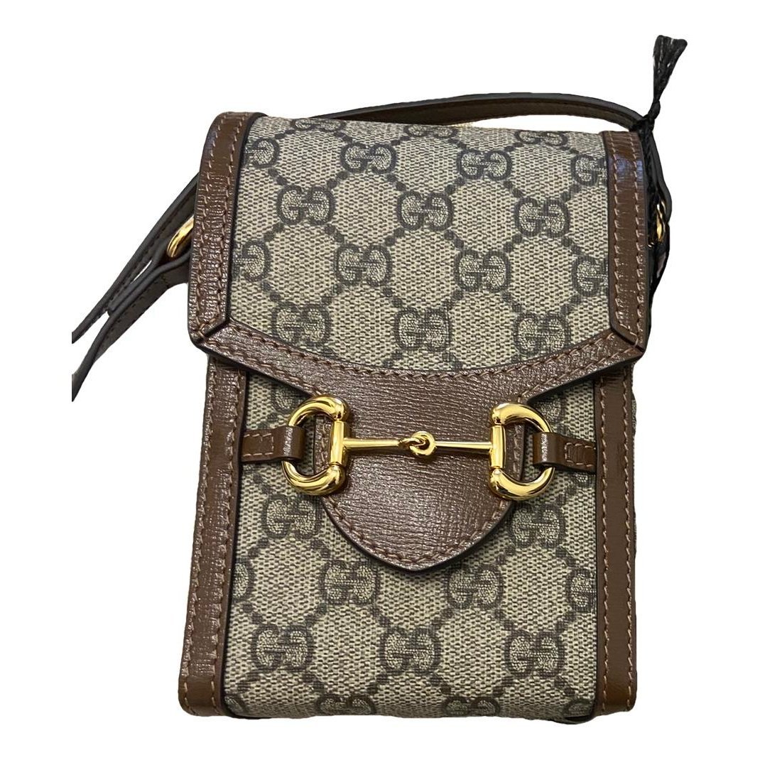 Horsebit 1955 Vertical leather crossbody bag