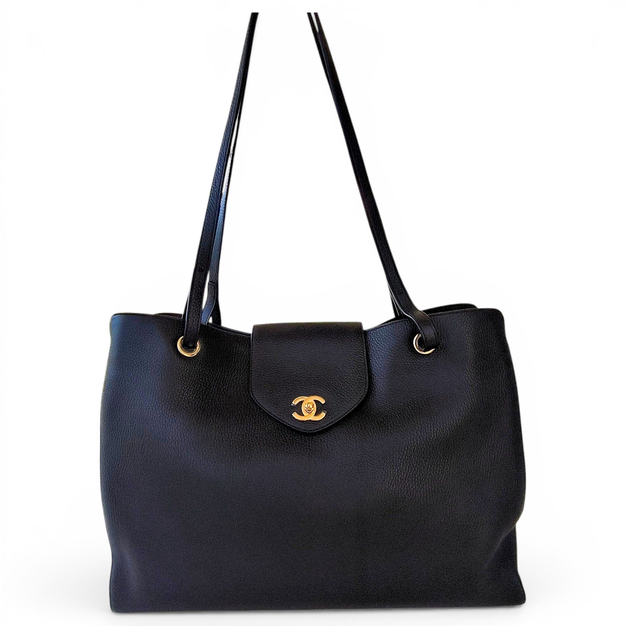 Leather tote