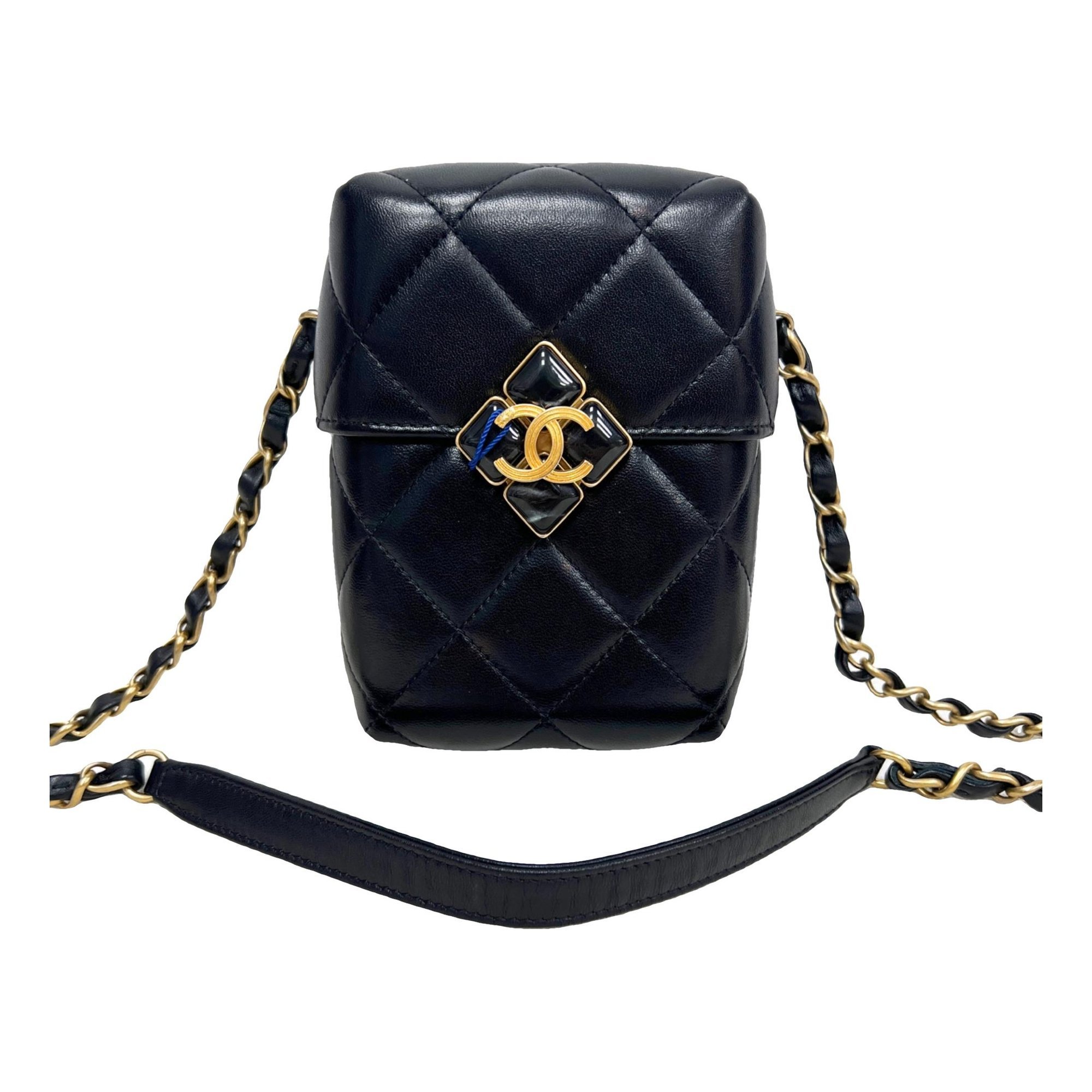 Trendy CC Vanity leather handbag