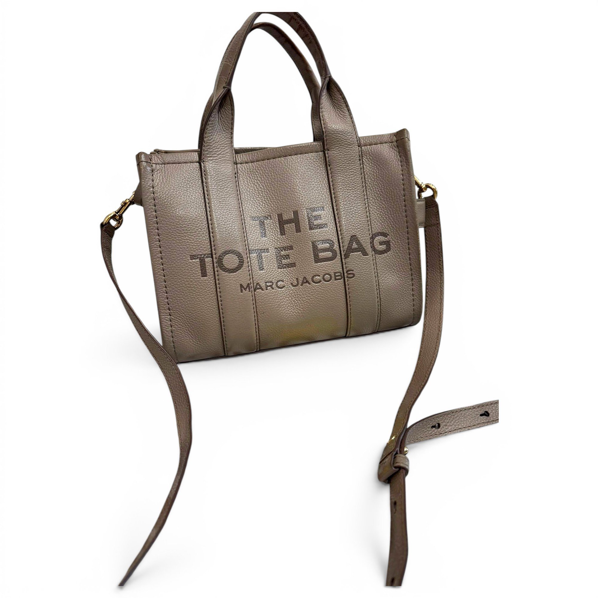 The Tag Tote leather tote