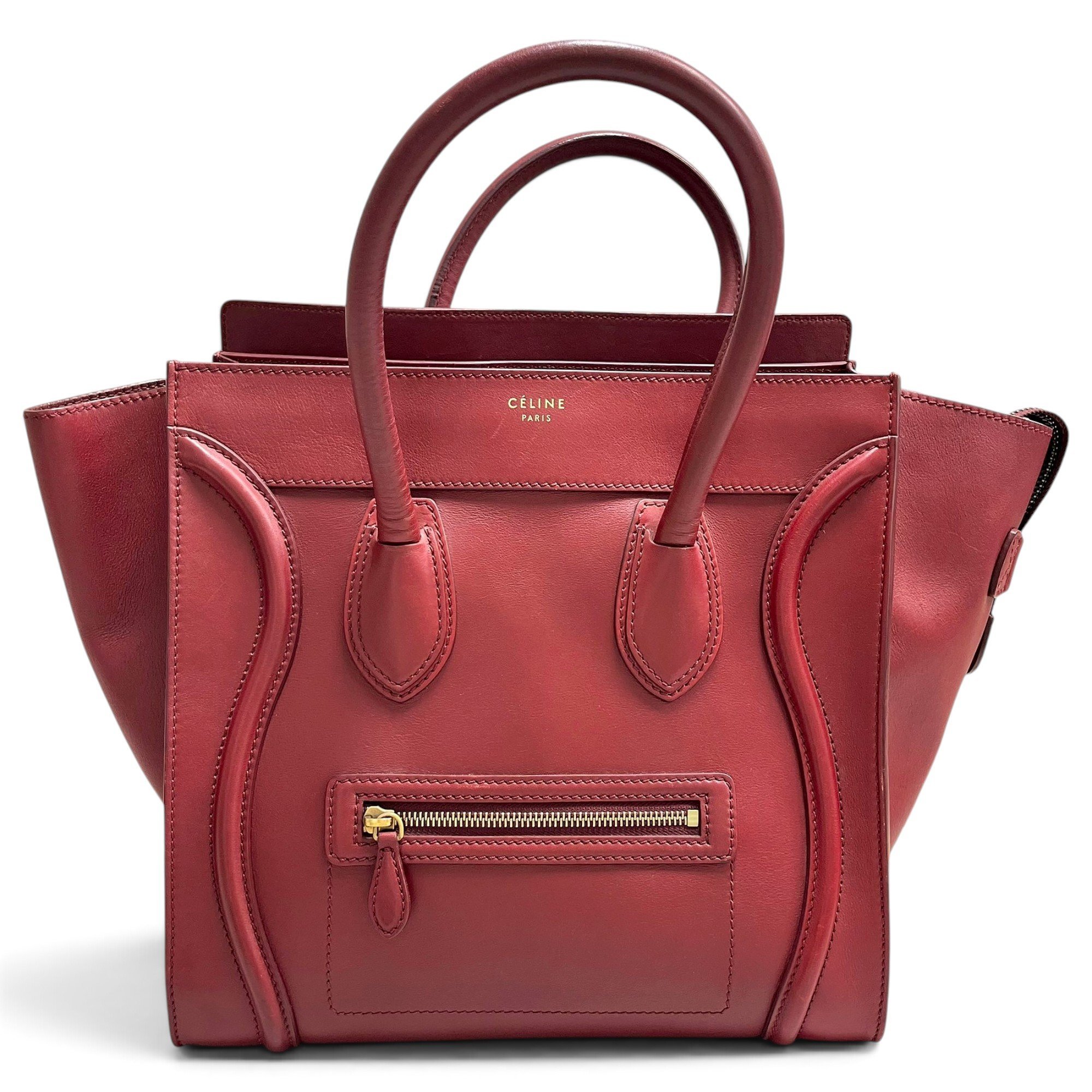 Luggage leather handbag