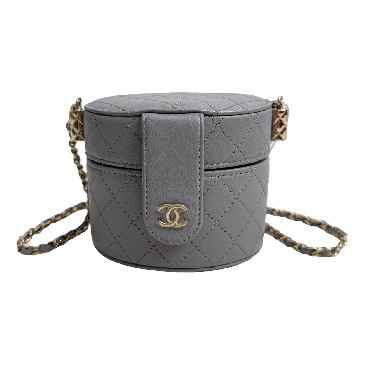 Trendy CC Vanity leather handbag