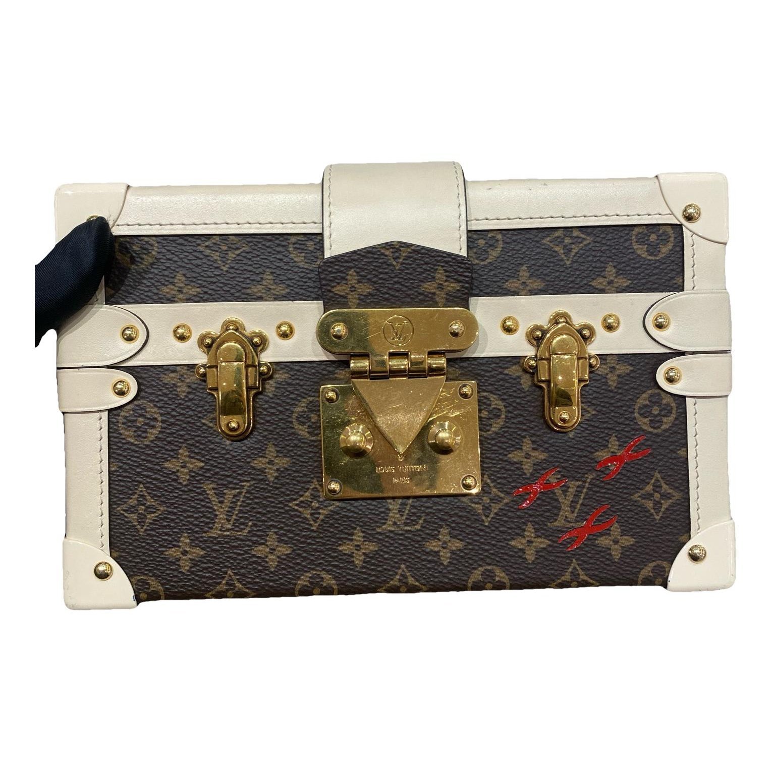 Petite Malle leather handbag