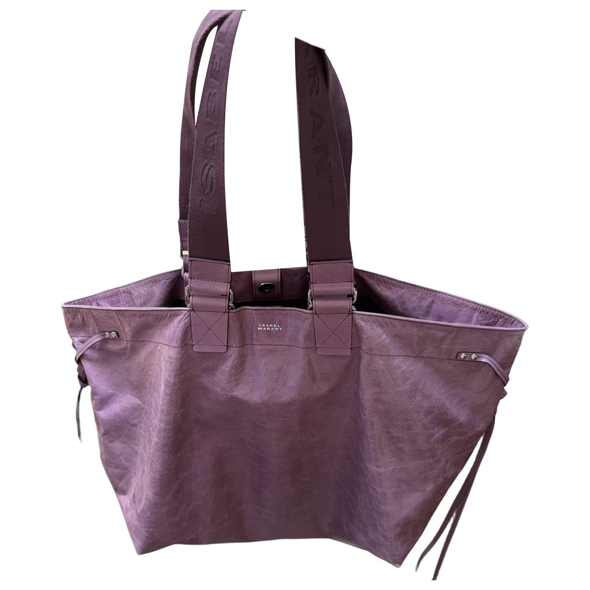 Leather tote