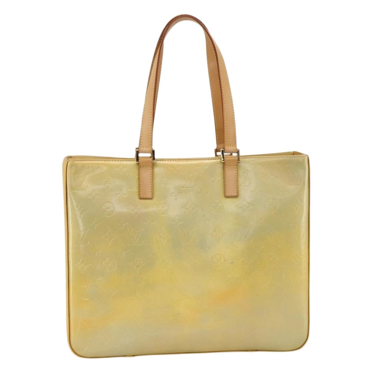 Columbus patent leather tote