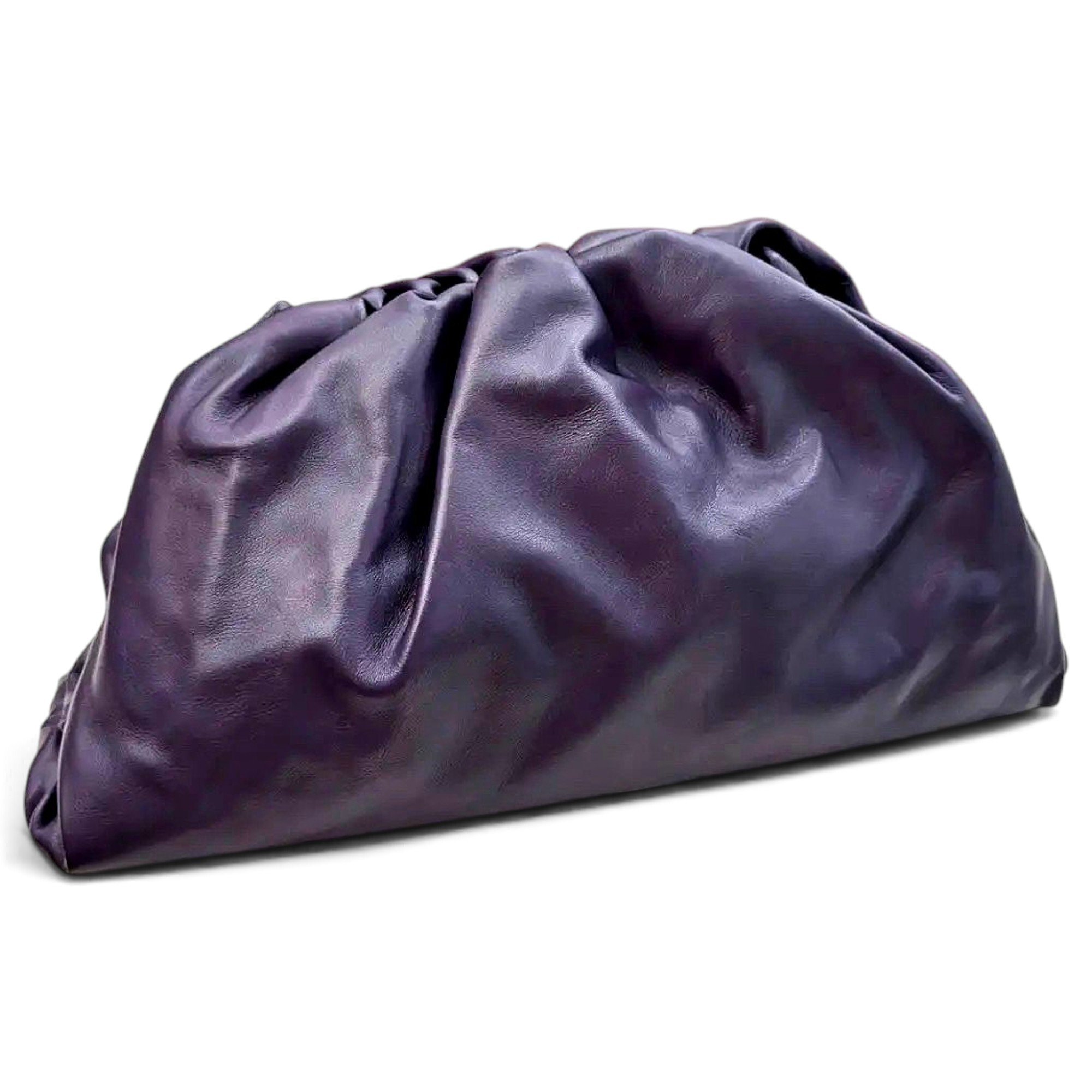 Pouch leather handbag
