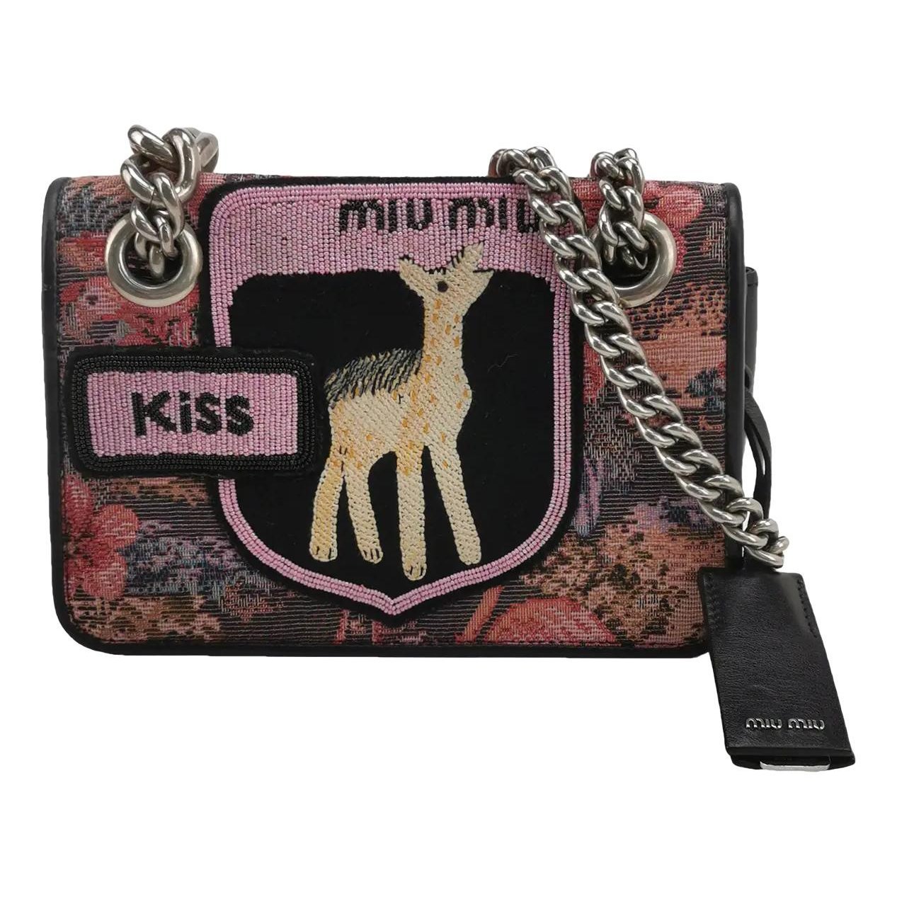 Miu Miu Miu Club leather handbag