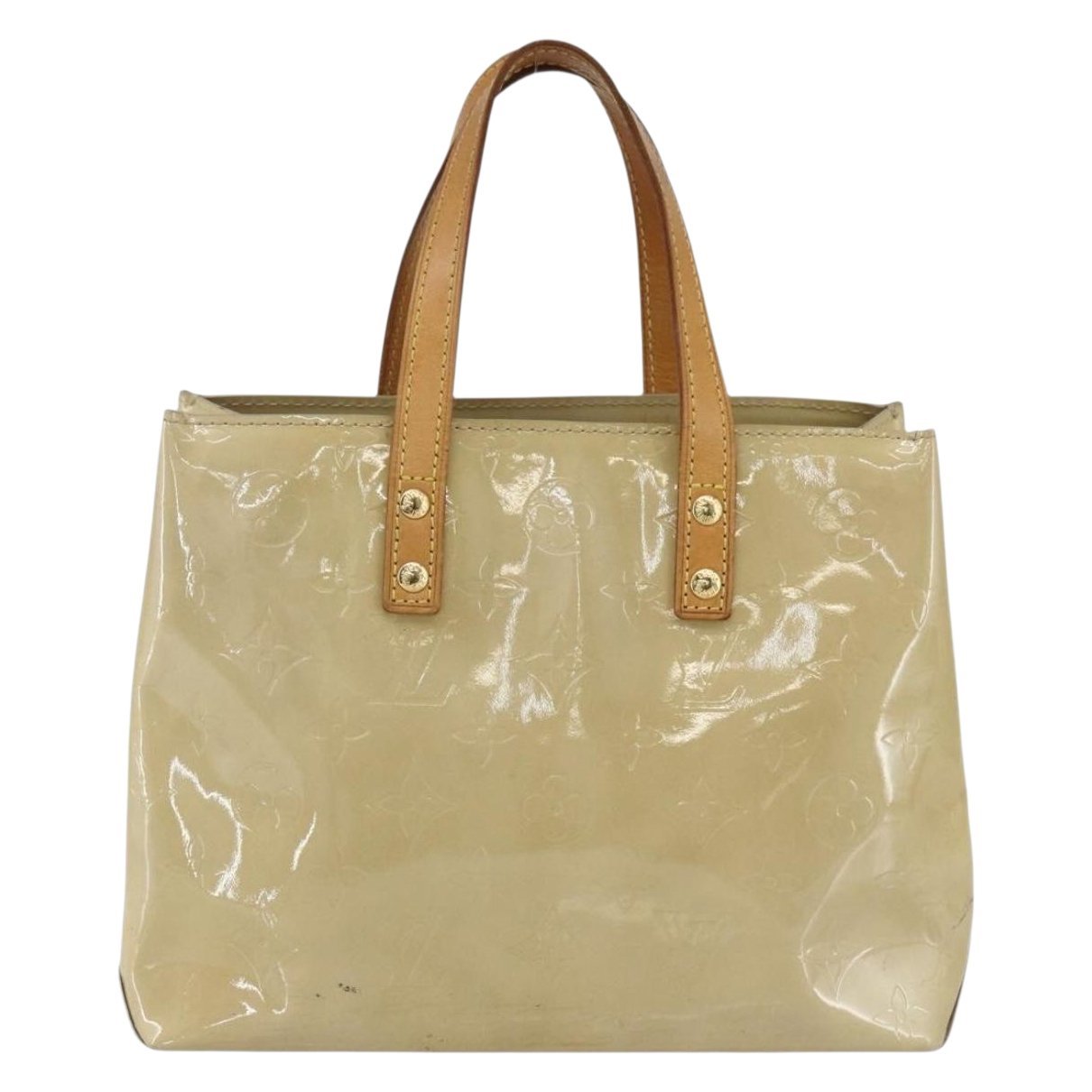 Reade patent leather handbag