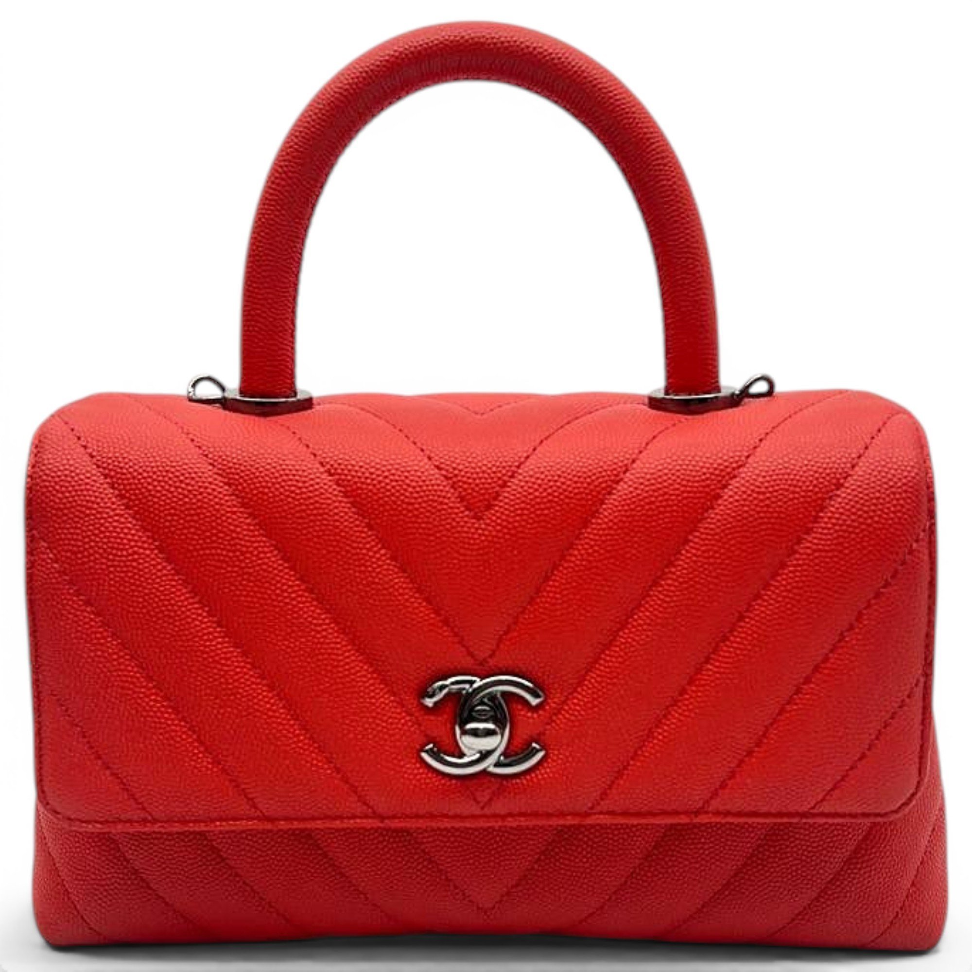 Coco Handle leather handbag