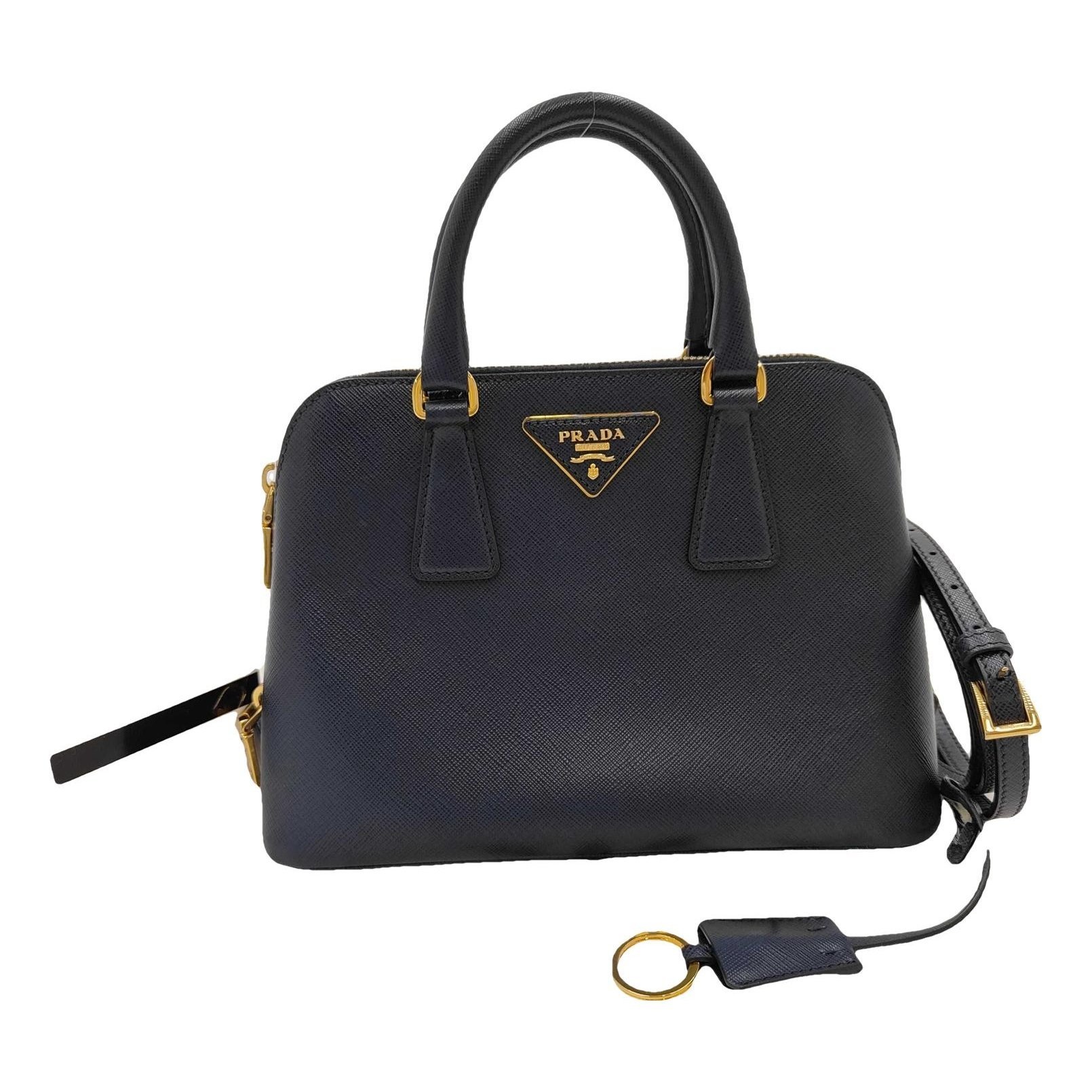 Promenade leather handbag