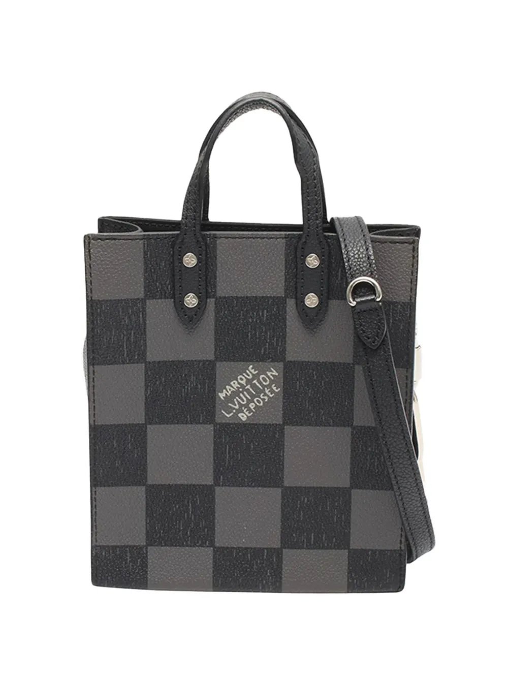 2021-2026 Damier Checkerboard Sac Plat XS satchel