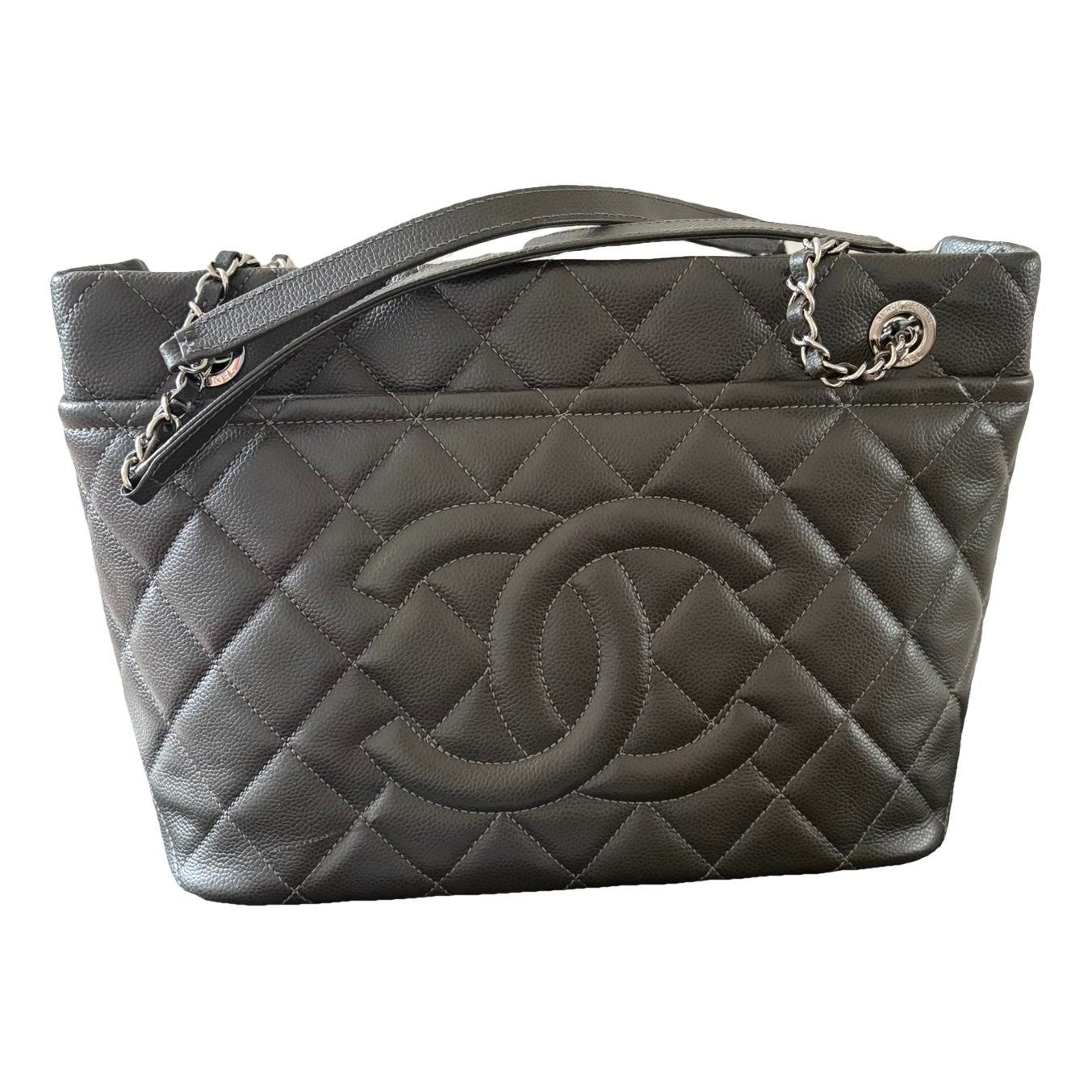 Grand shopping leather tote