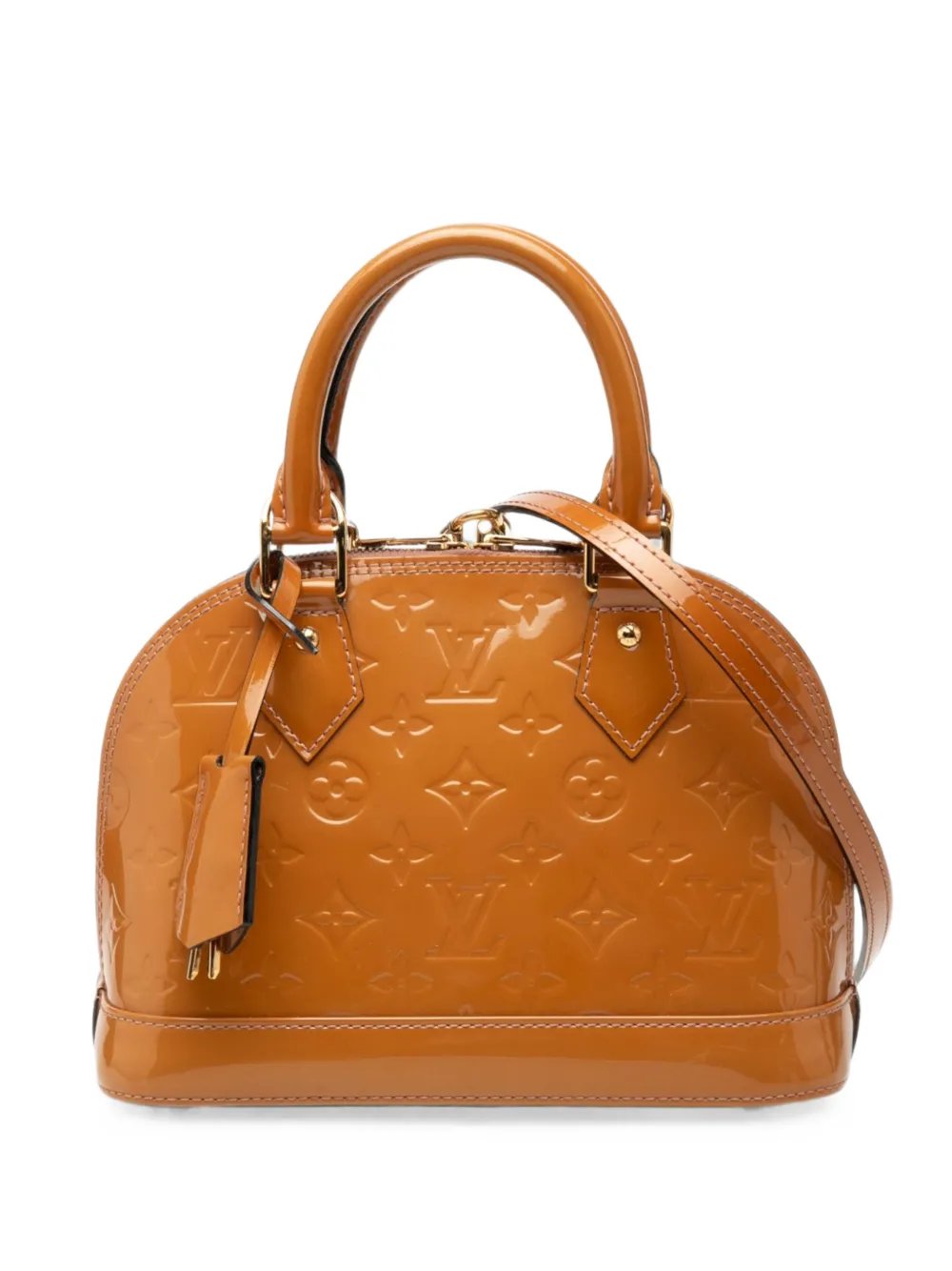 2013 Monogram Vernis Alma BB satchel