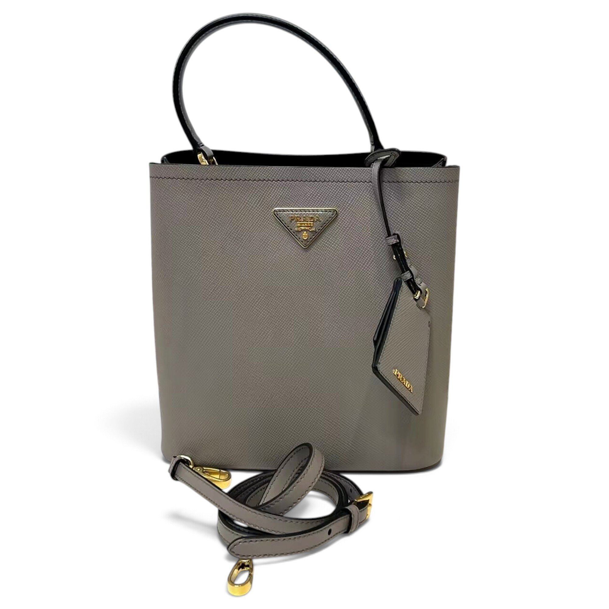 Panier leather handbag