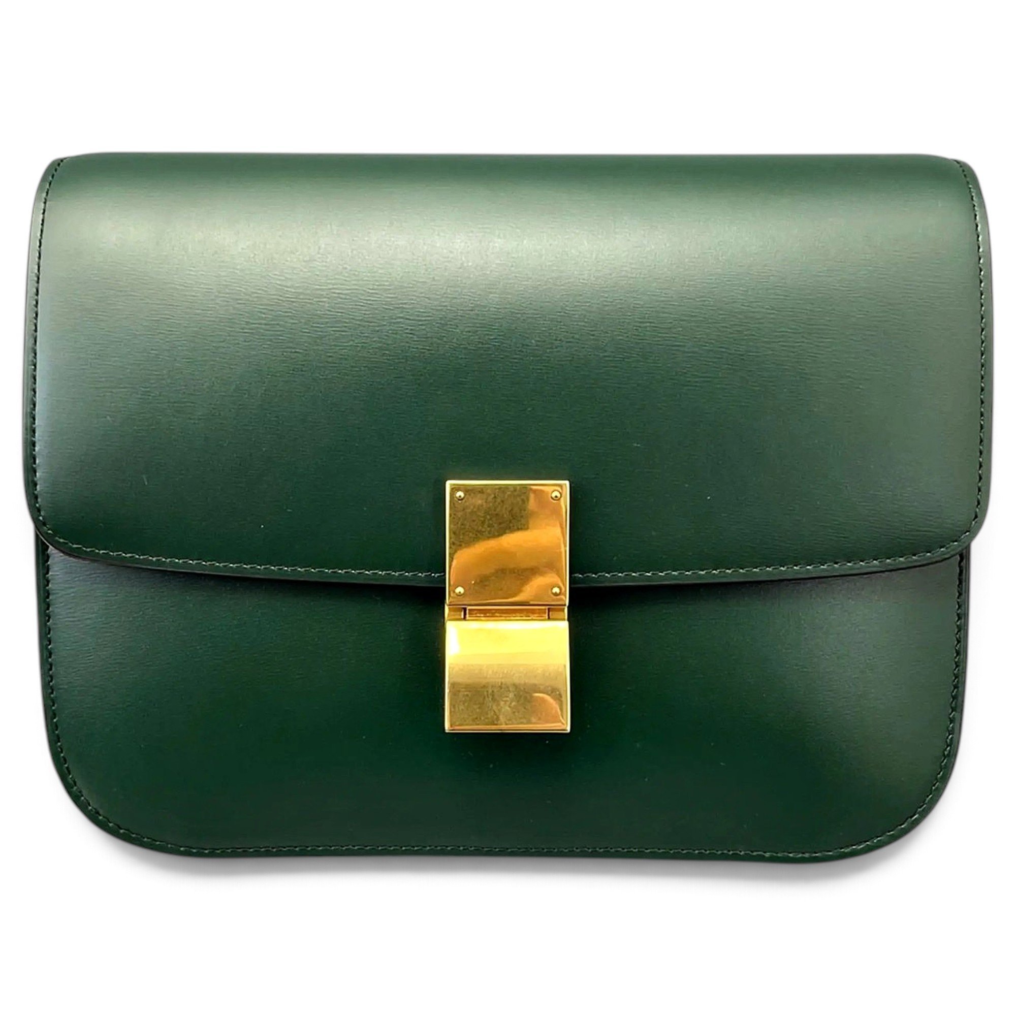 Classic leather crossbody bag