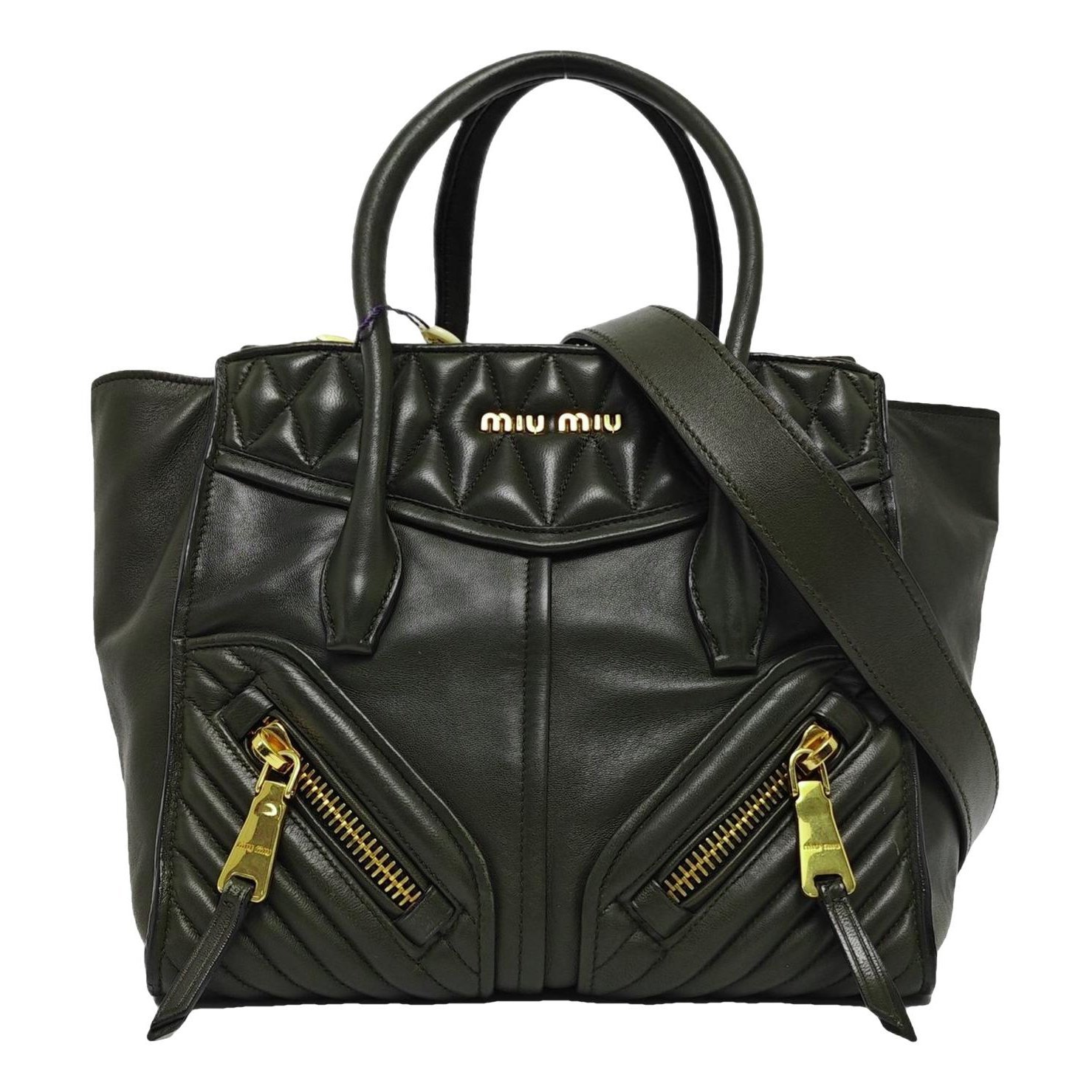 Leather handbag