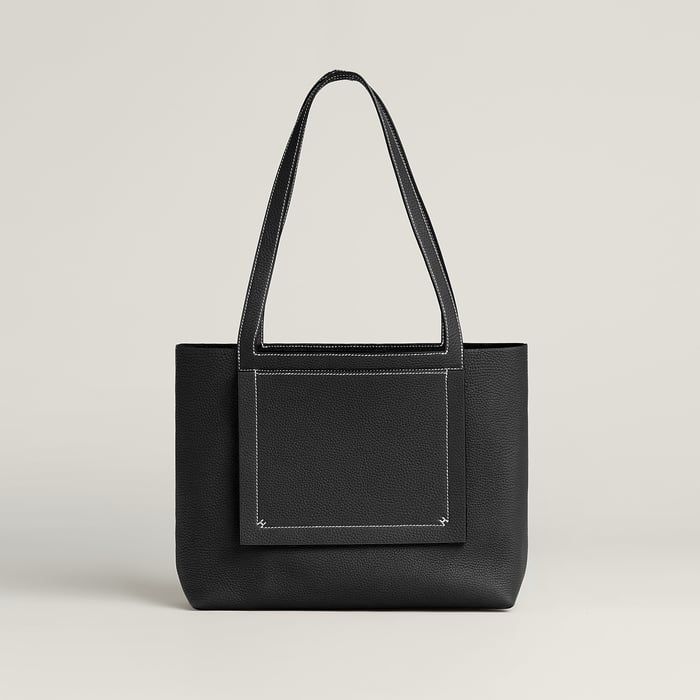 Noir Hermès Cabasellier 31 Bag
