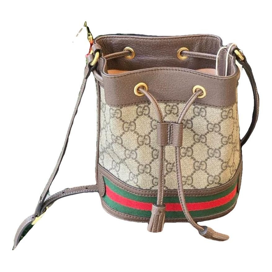 Ophidia Bucket leather handbag