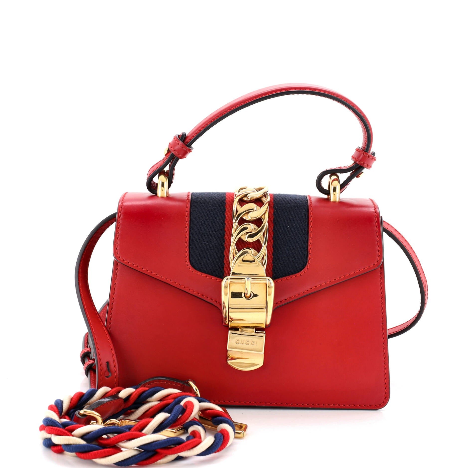Sylvie Top Handle Bag Leather Mini