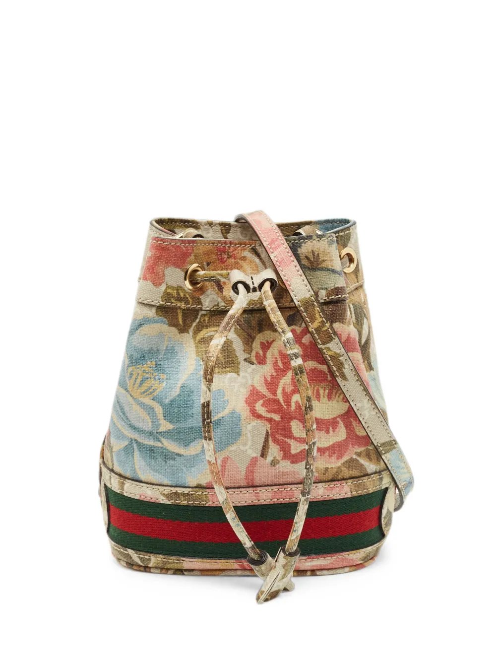 small Ophidia Water Flora bucket bag