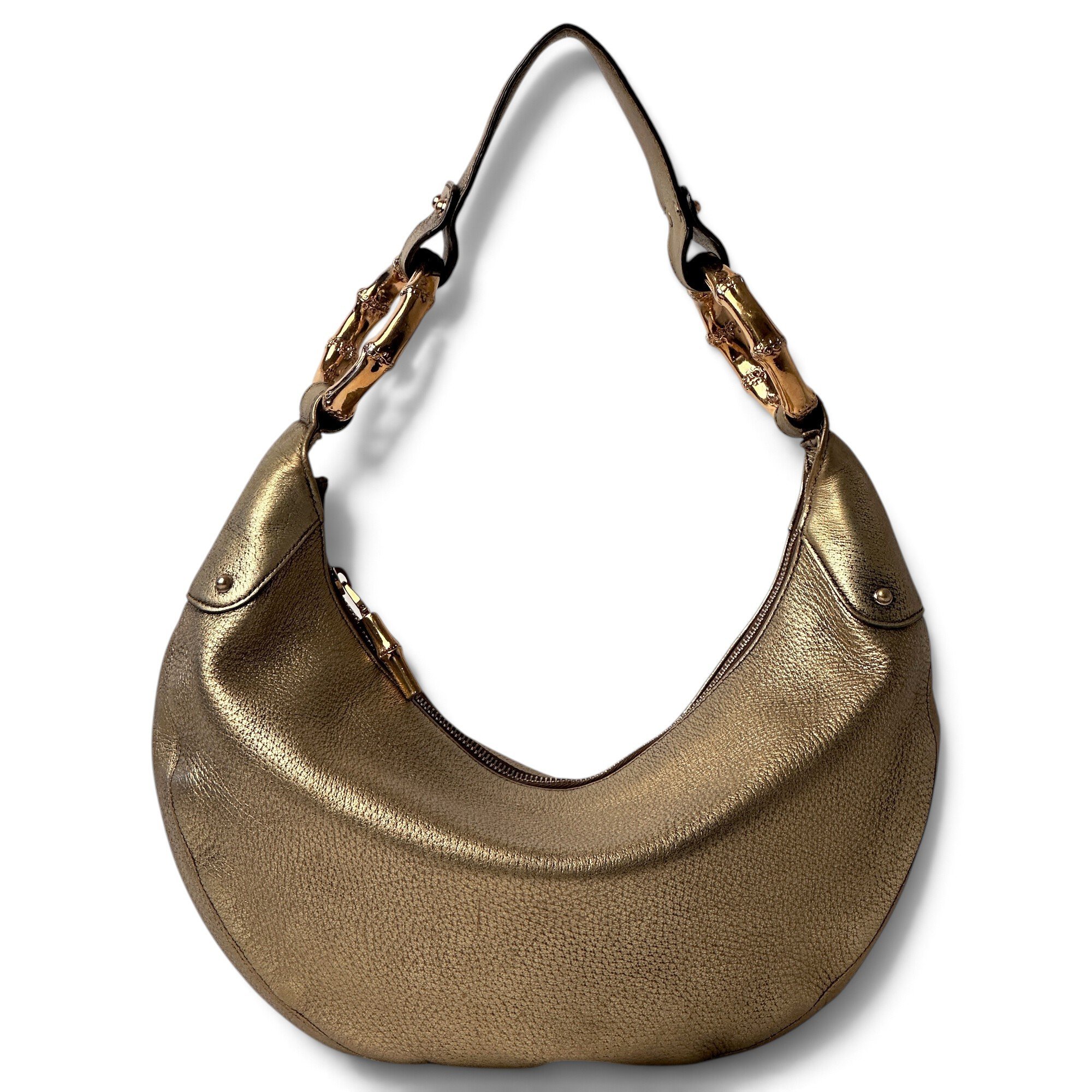 Bamboo Ring leather handbag