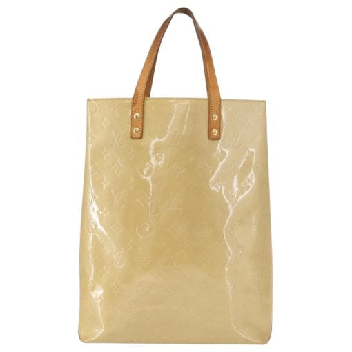Reade patent leather handbag
