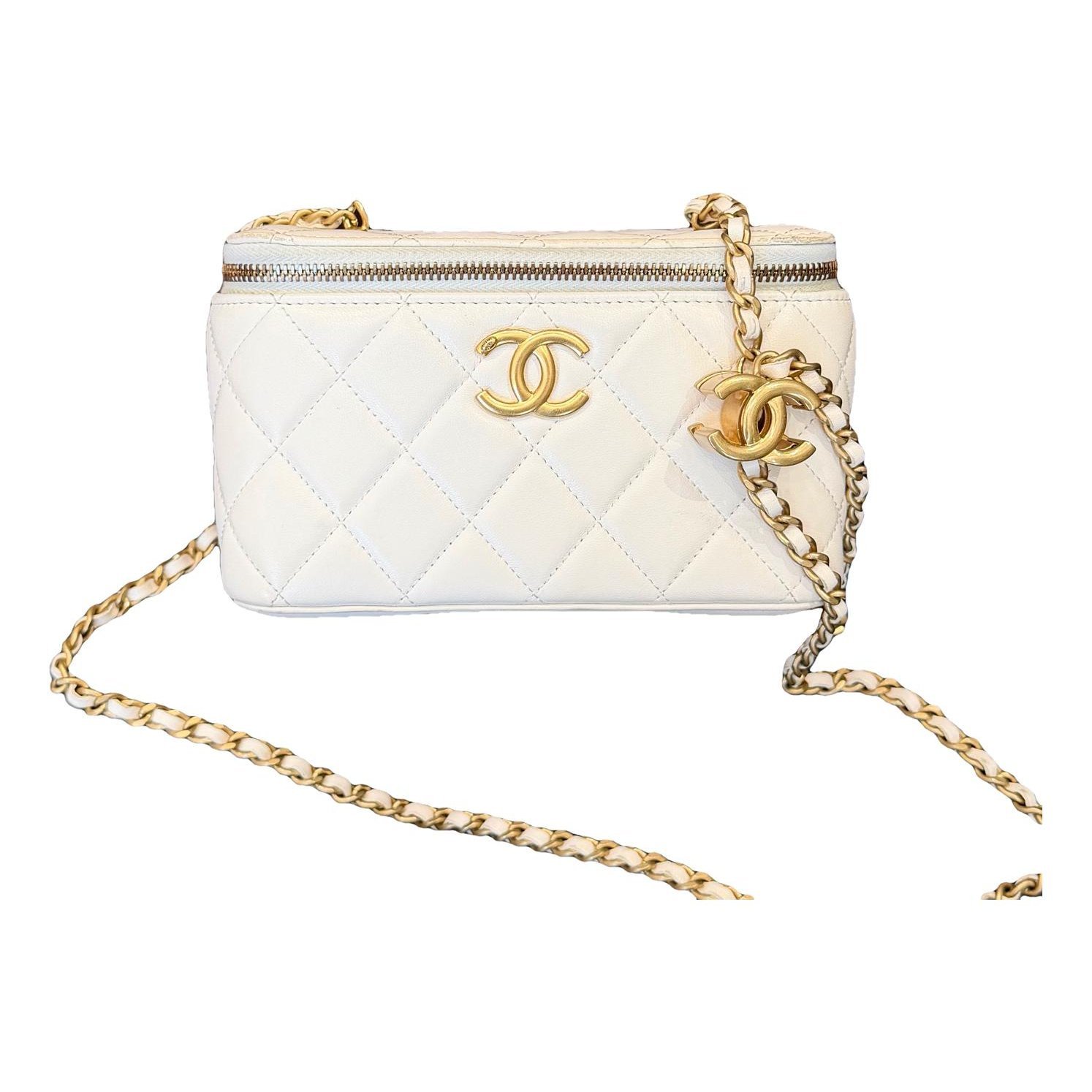 Trendy CC Vanity leather handbag