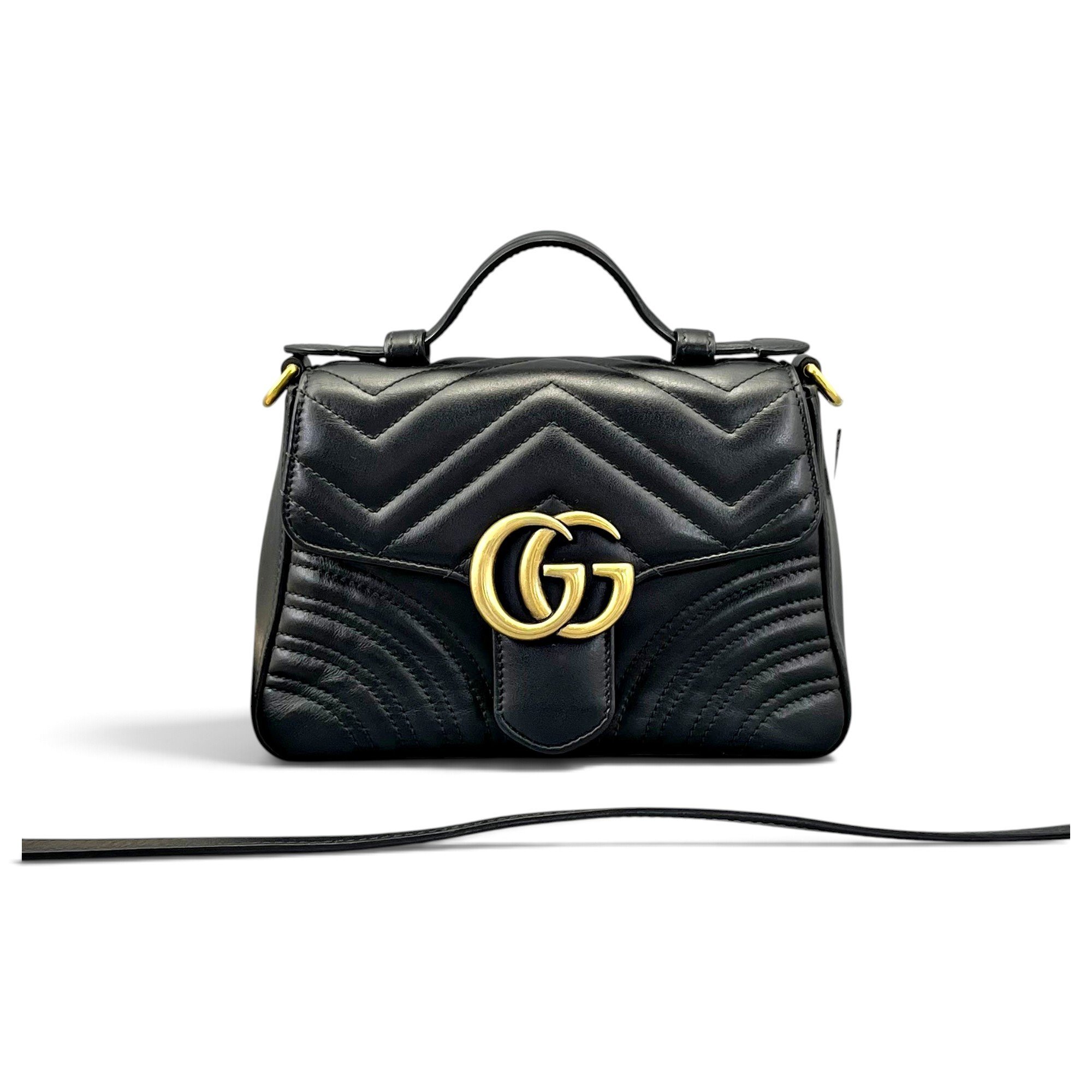 GG Marmont Flap leather handbag