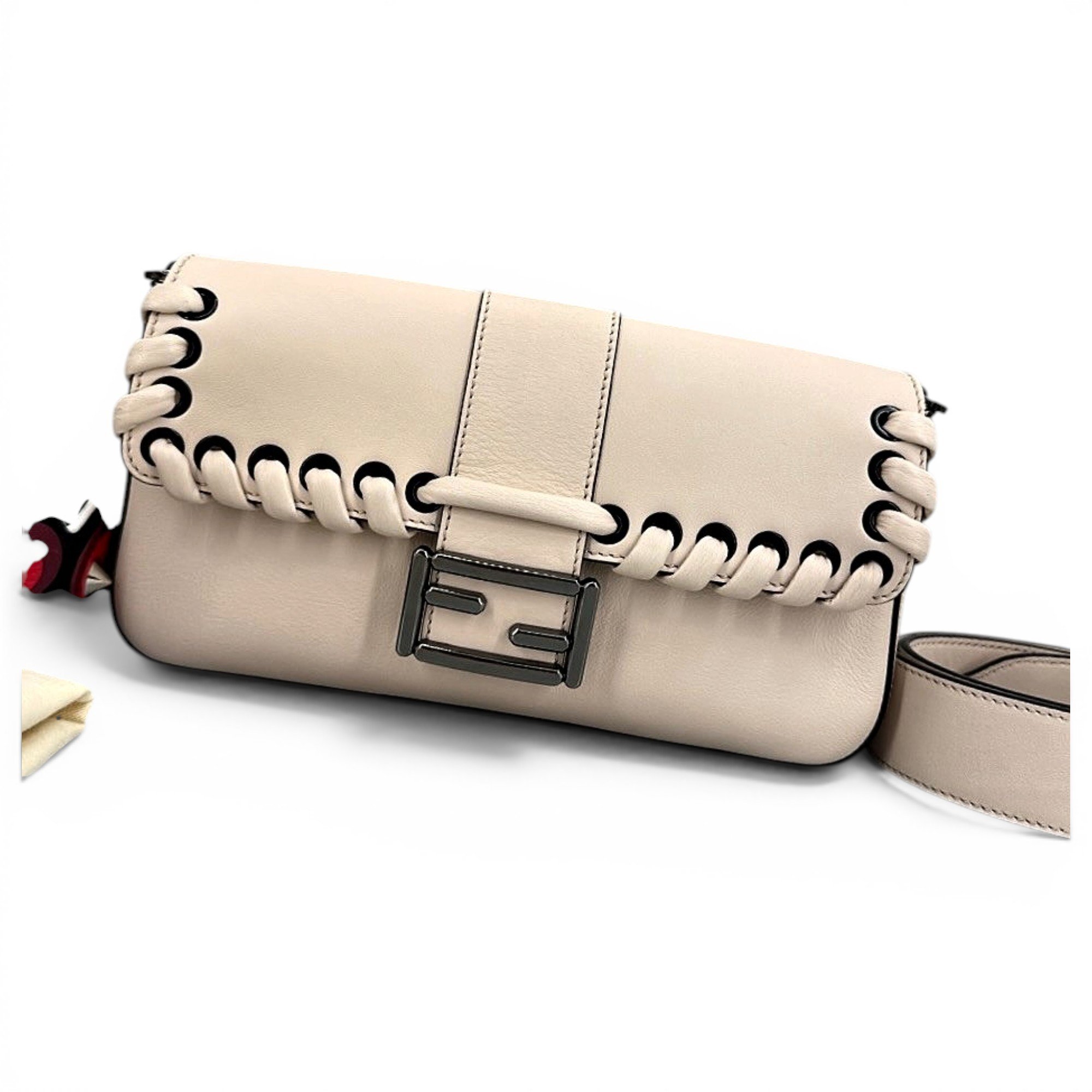 Baguette leather handbag