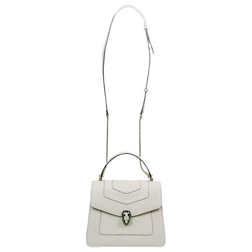 Serpenti leather handbag