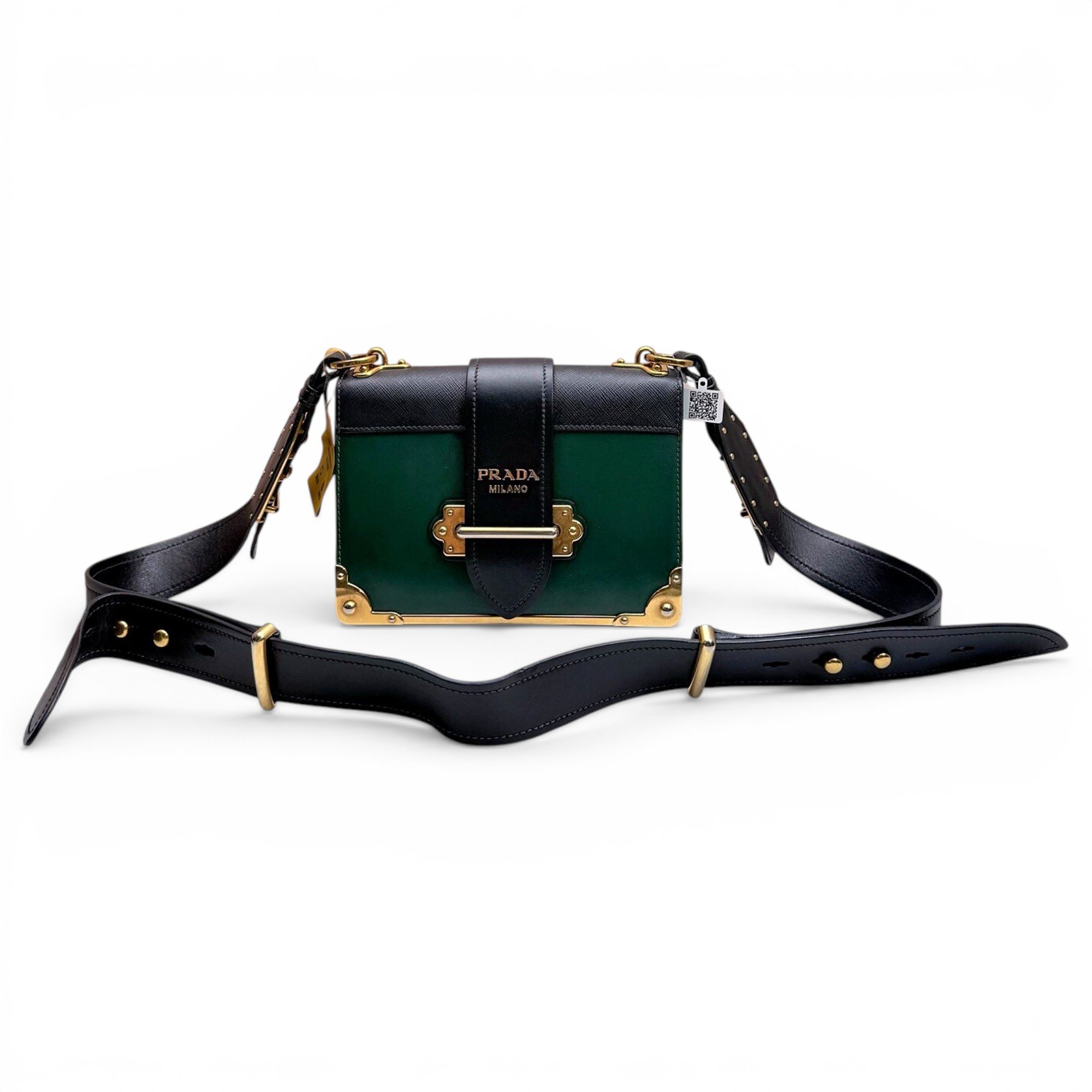 Cahier leather crossbody bag