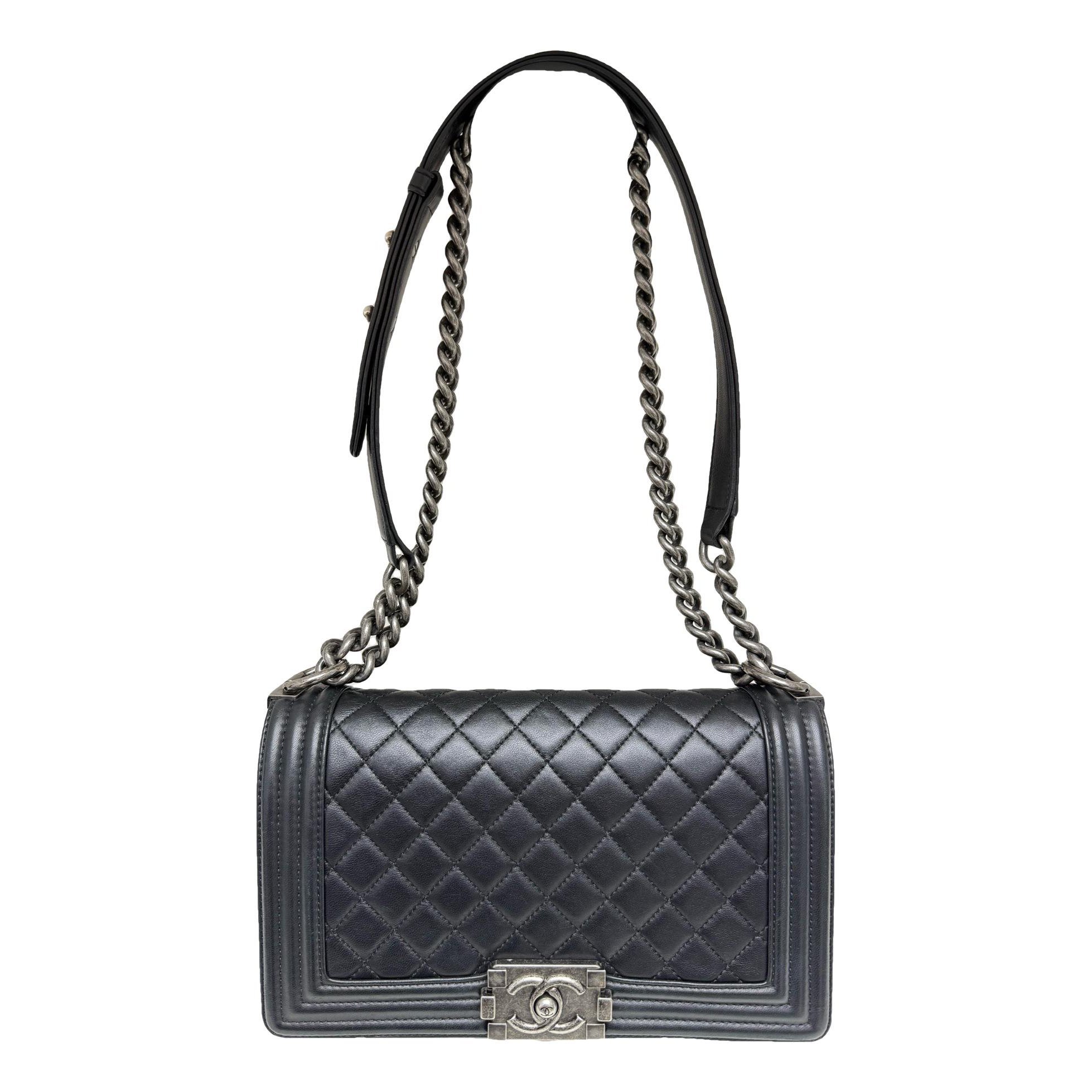 Boy leather crossbody bag