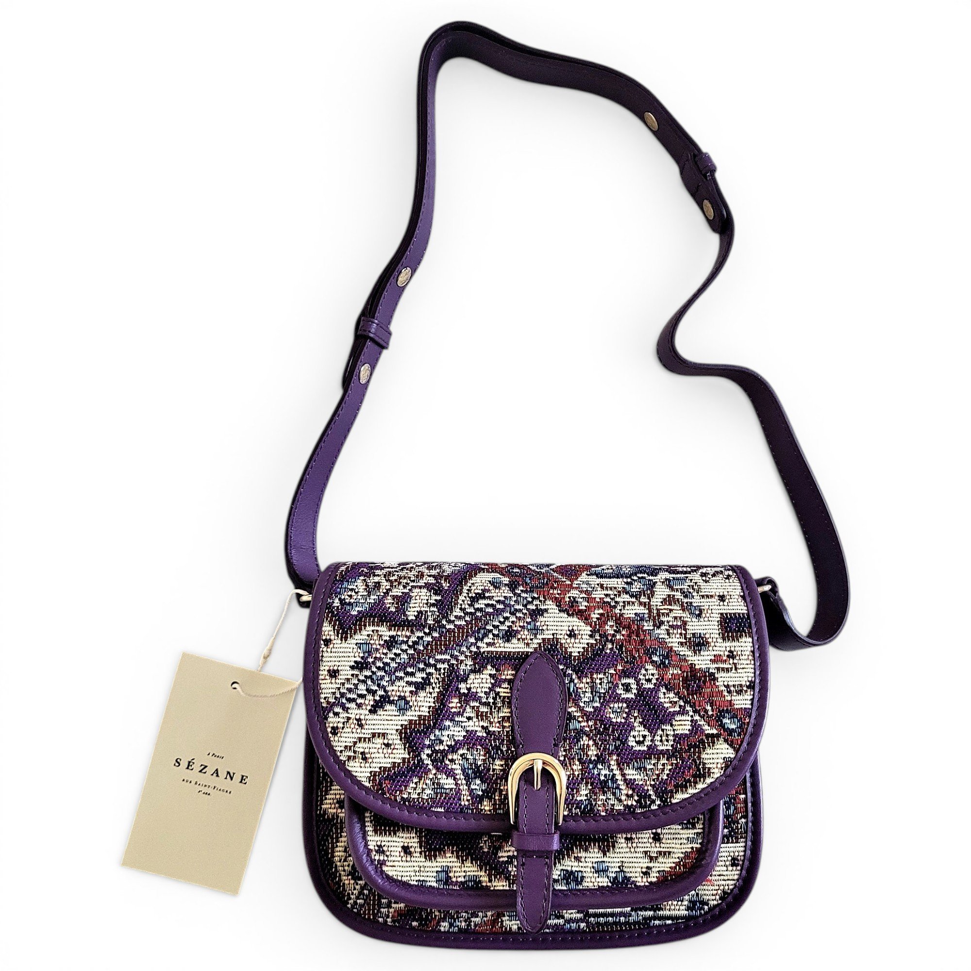 Leather crossbody bag