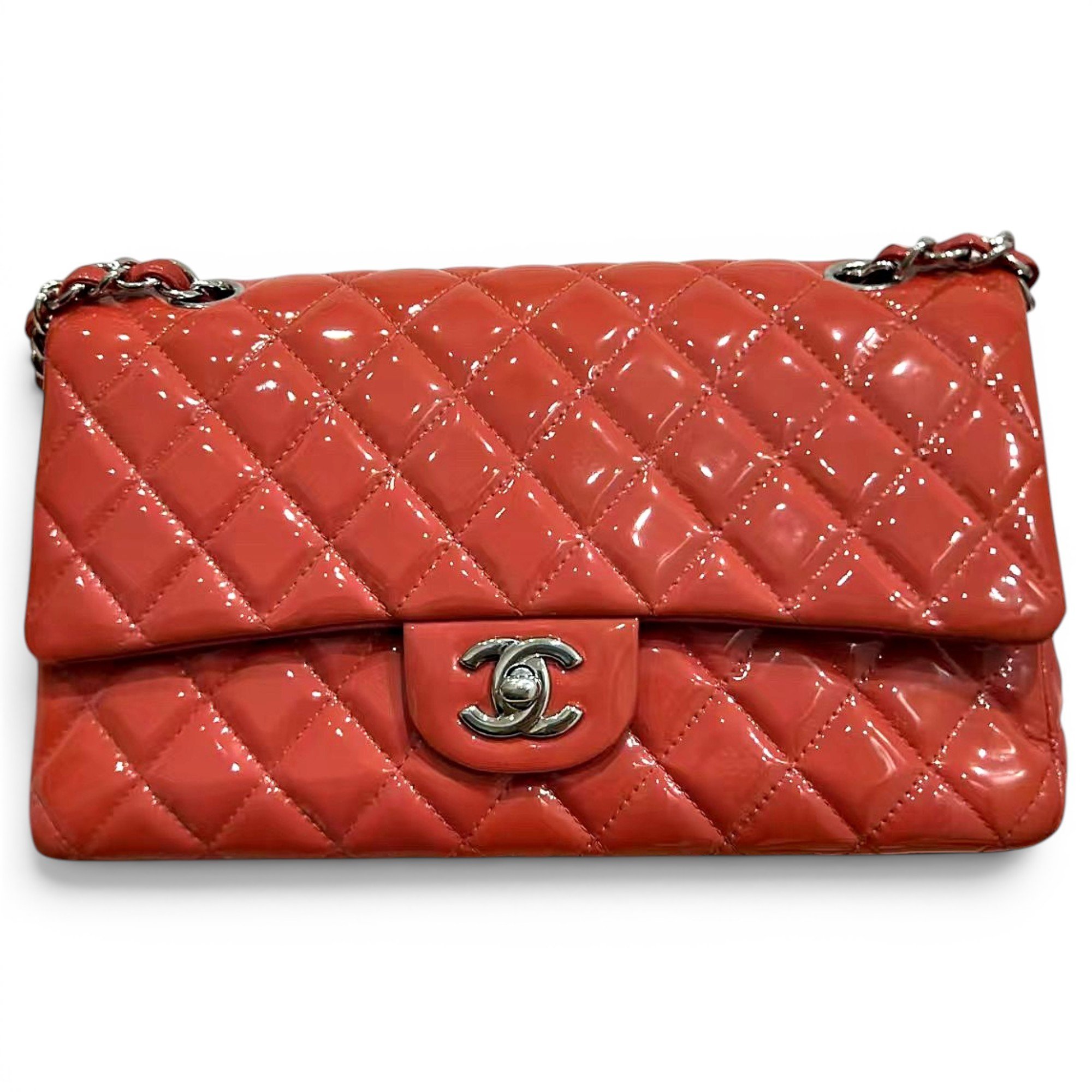 Timeless/Classique patent leather handbag