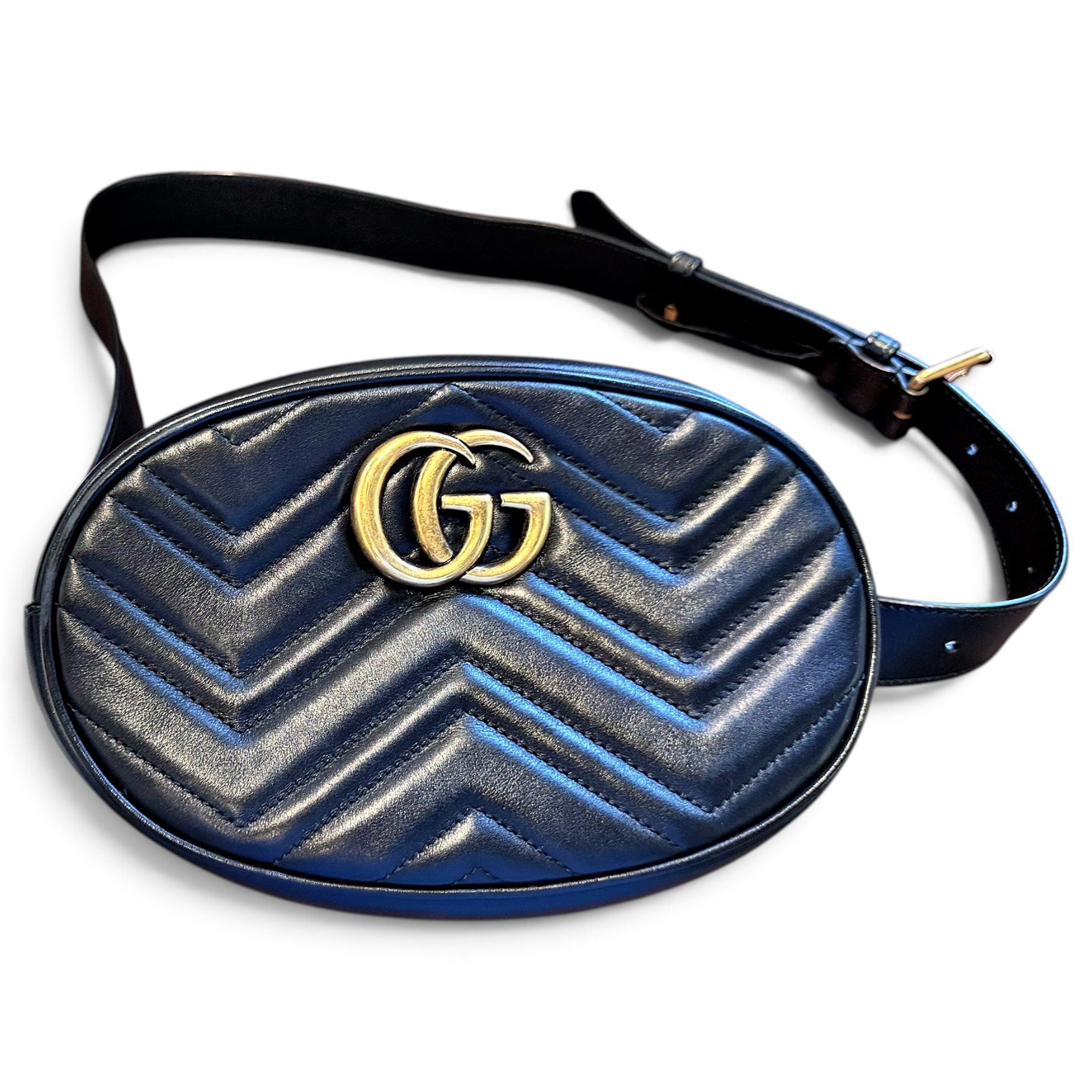 Marmont leather clutch bag
