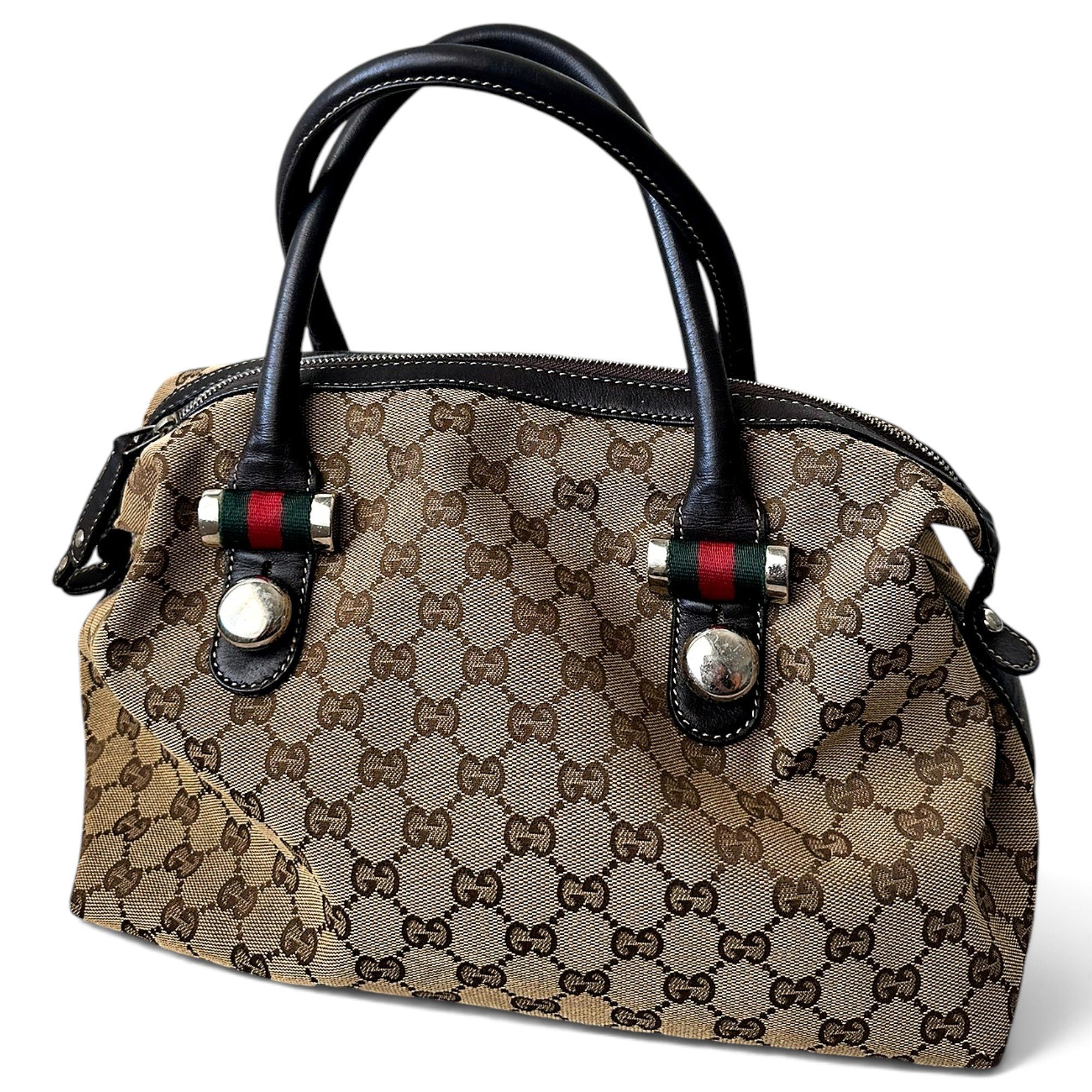 Boston cloth handbag