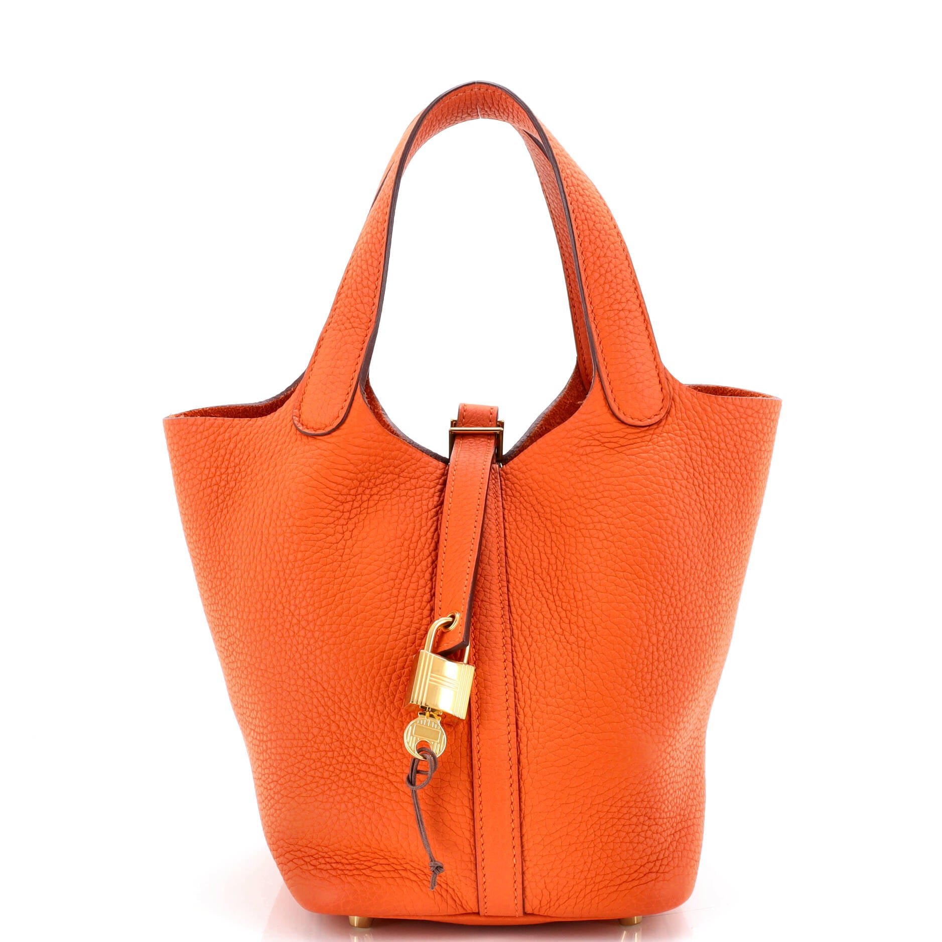 Hermes Picotin Lock Bag Clemence PM