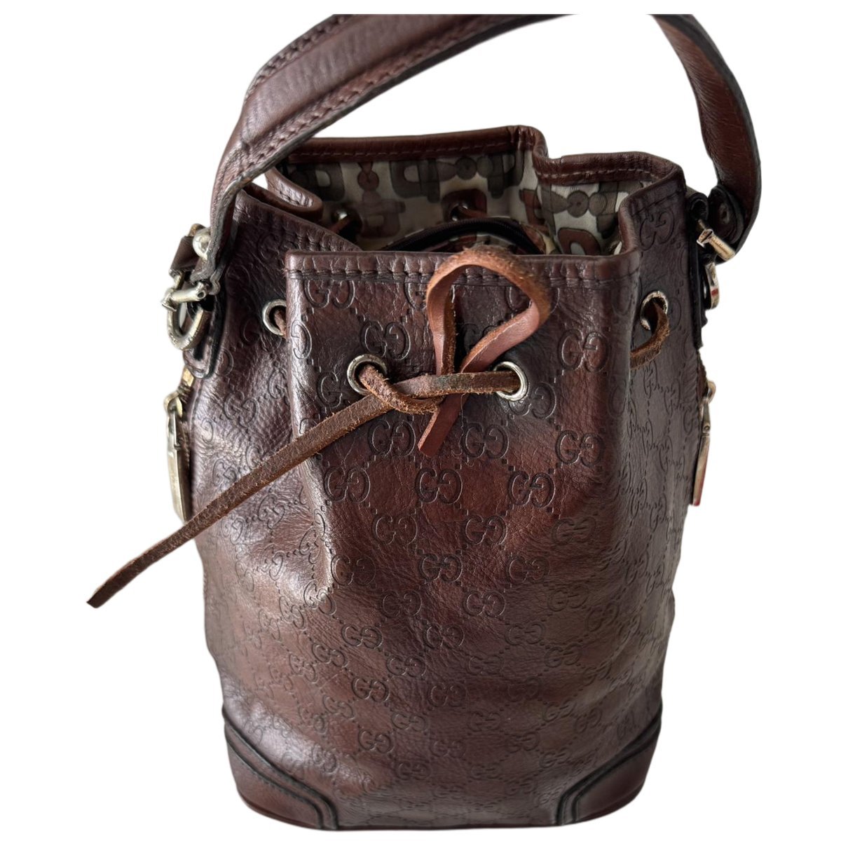 Leather handbag