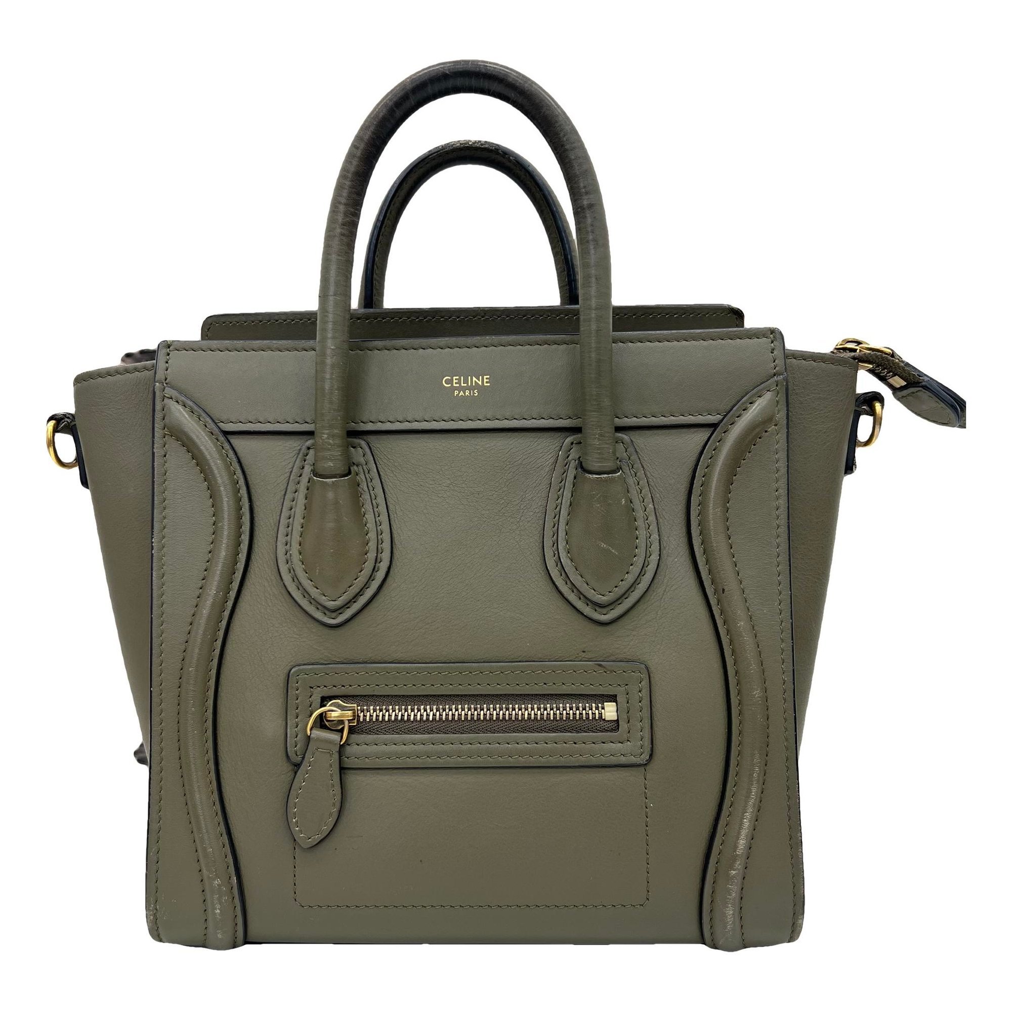 Luggage leather handbag