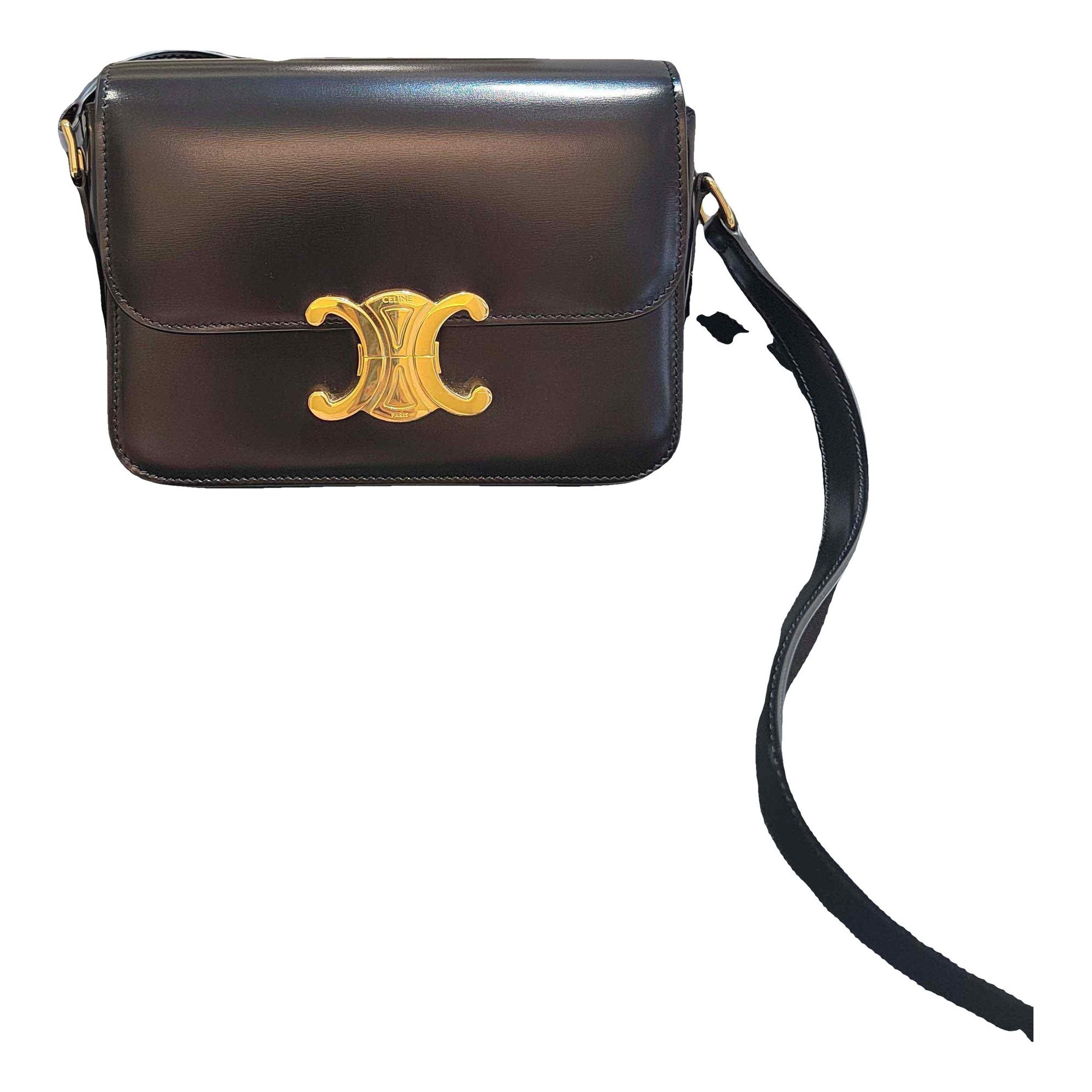 Triomphe leather handbag