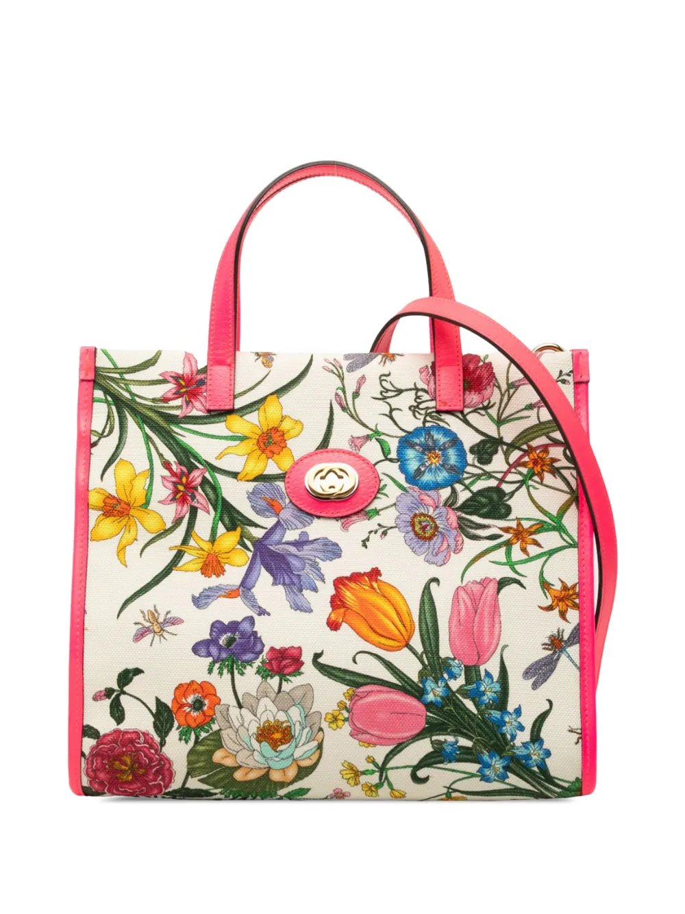 2000-2015 Medium Canvas Flora satchel
