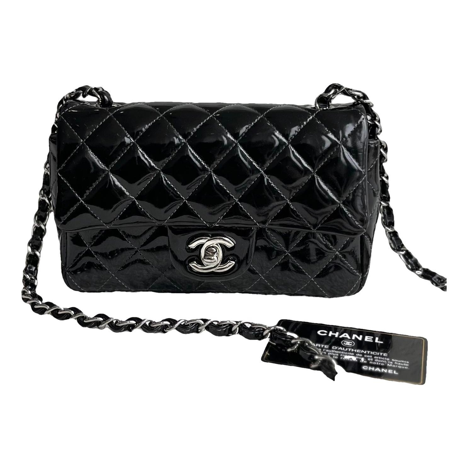 Timeless/Classique patent leather handbag