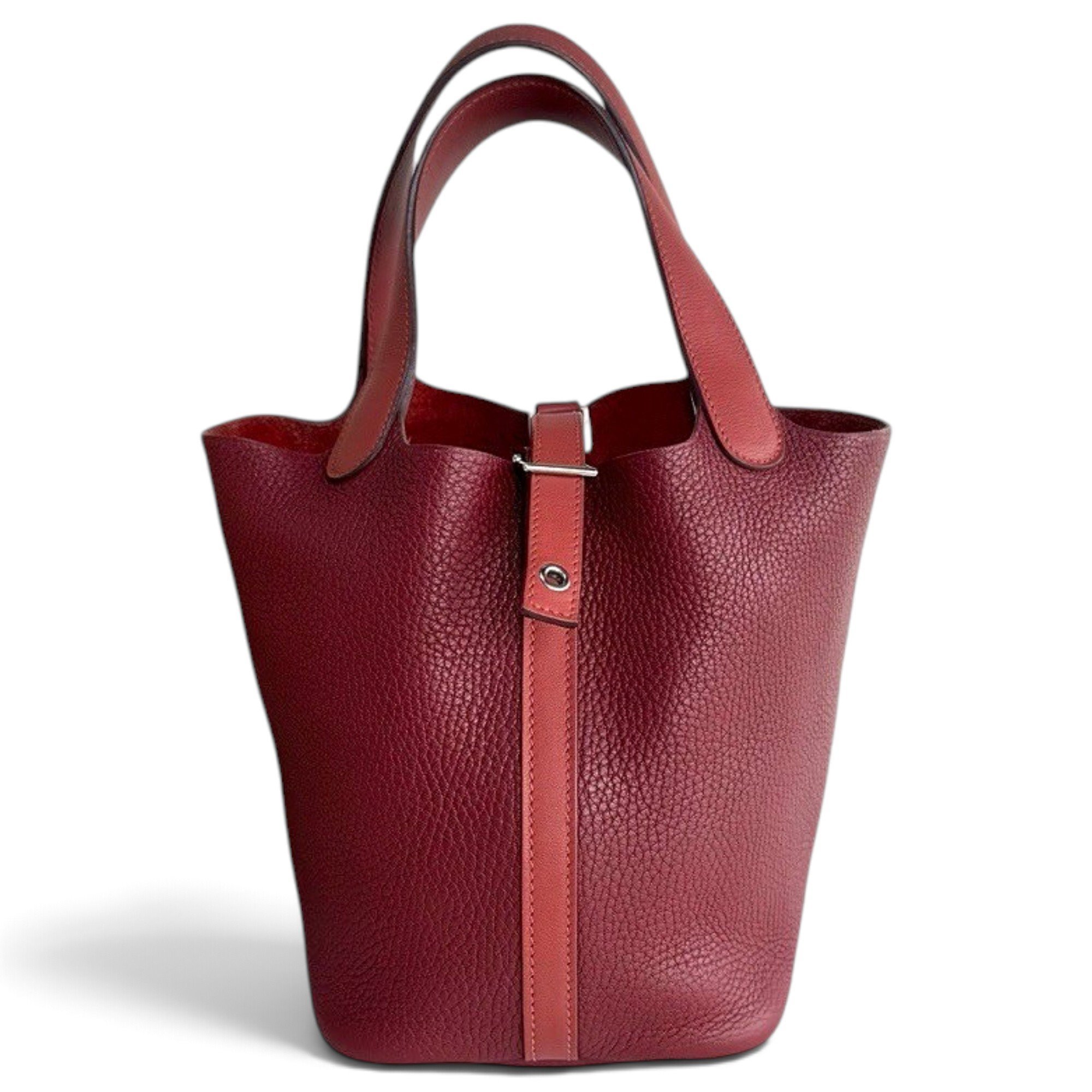 Picotin leather handbag