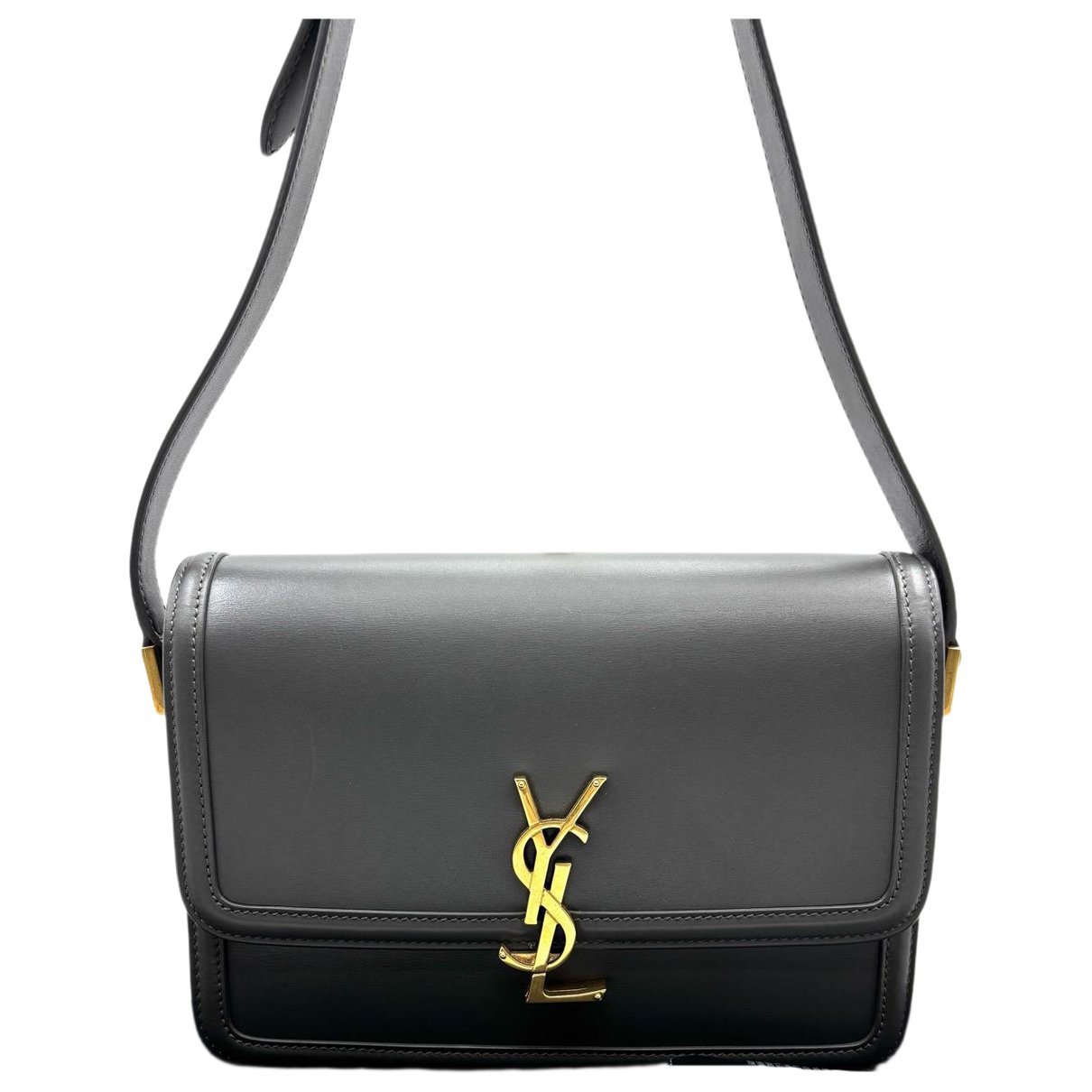 Solférino leather handbag